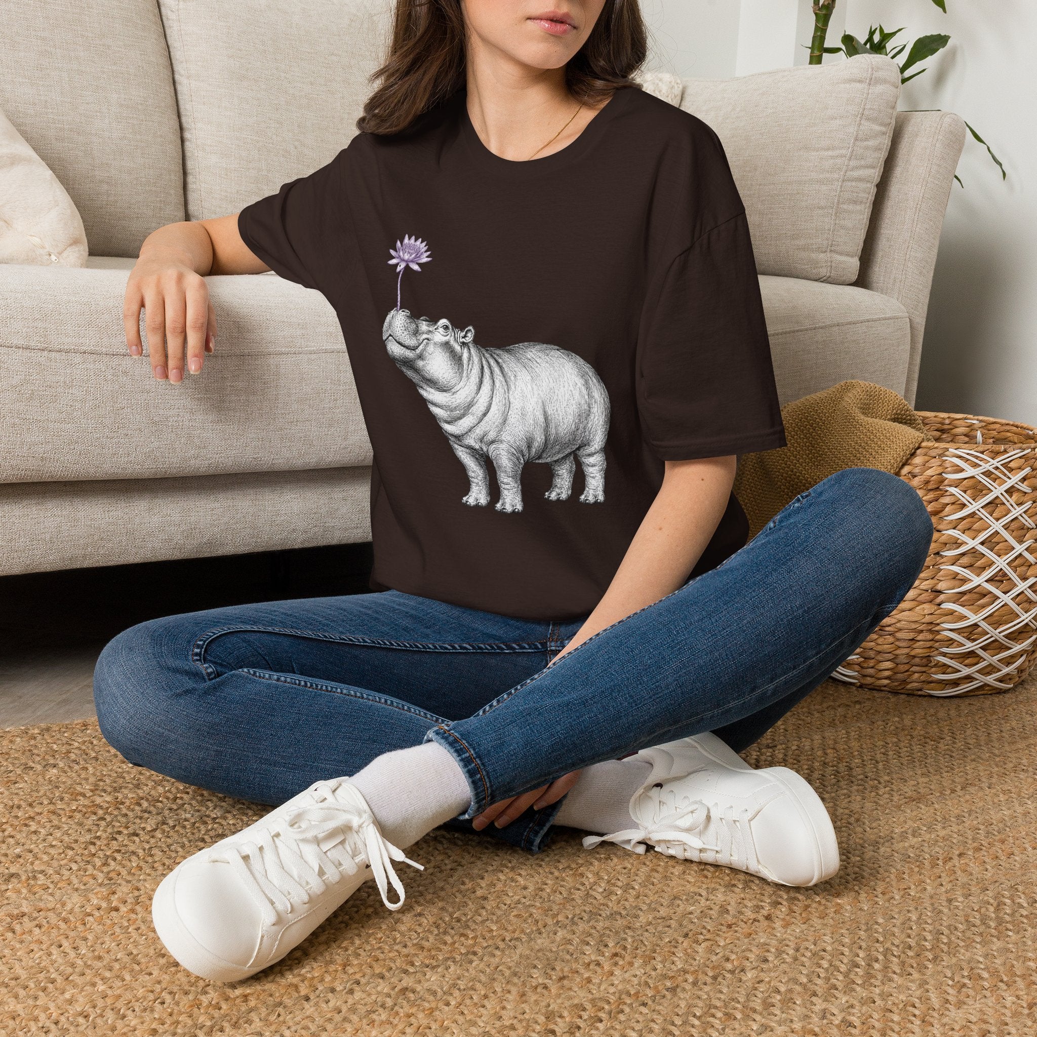 Hippo Dandelion T-Shirt