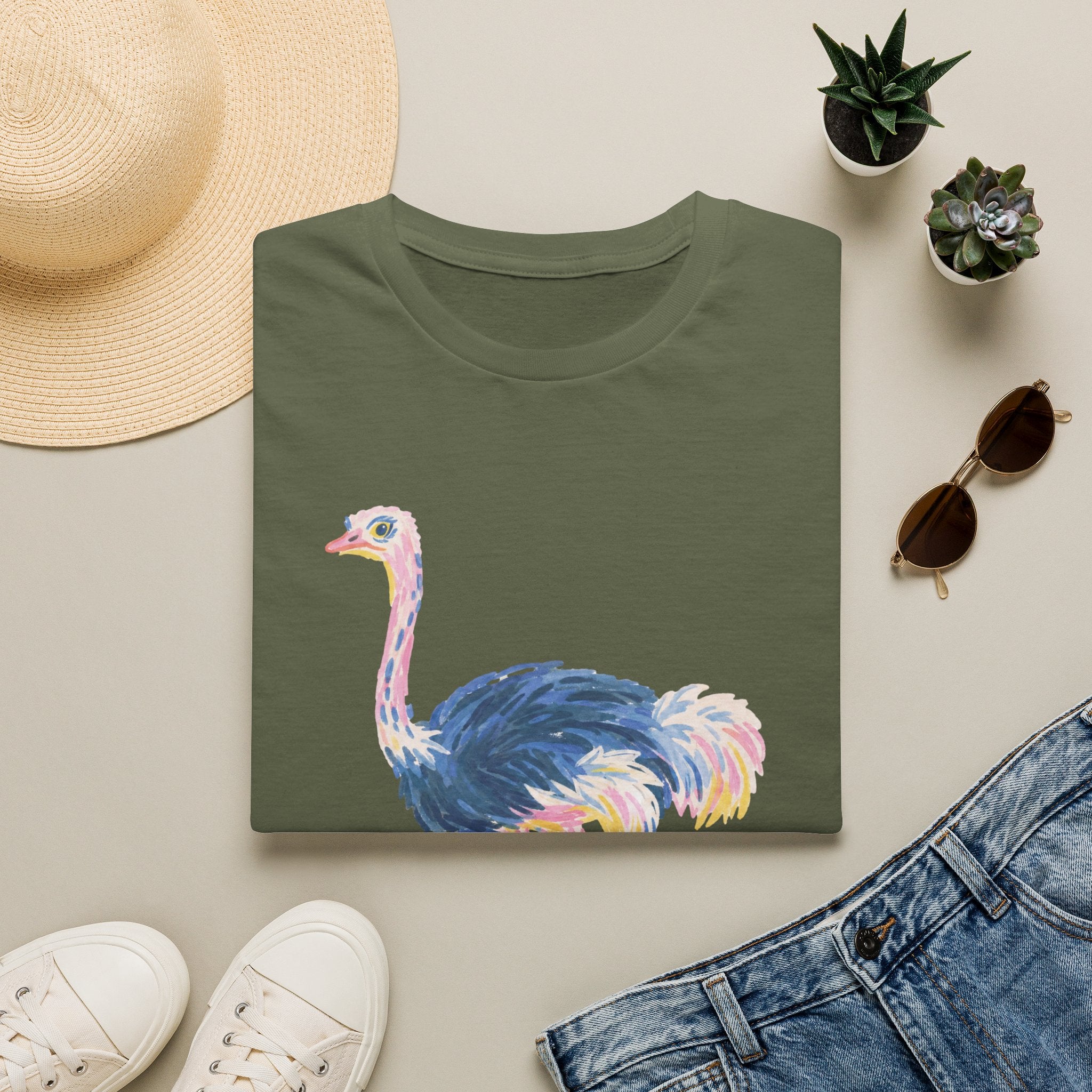 Ostrich Pastel