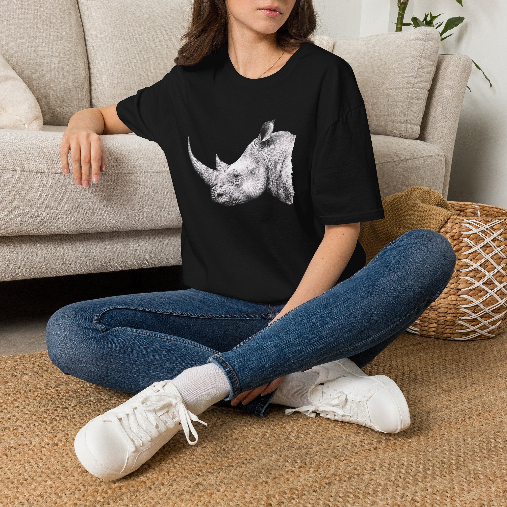Rhino Linework T-Shirt
