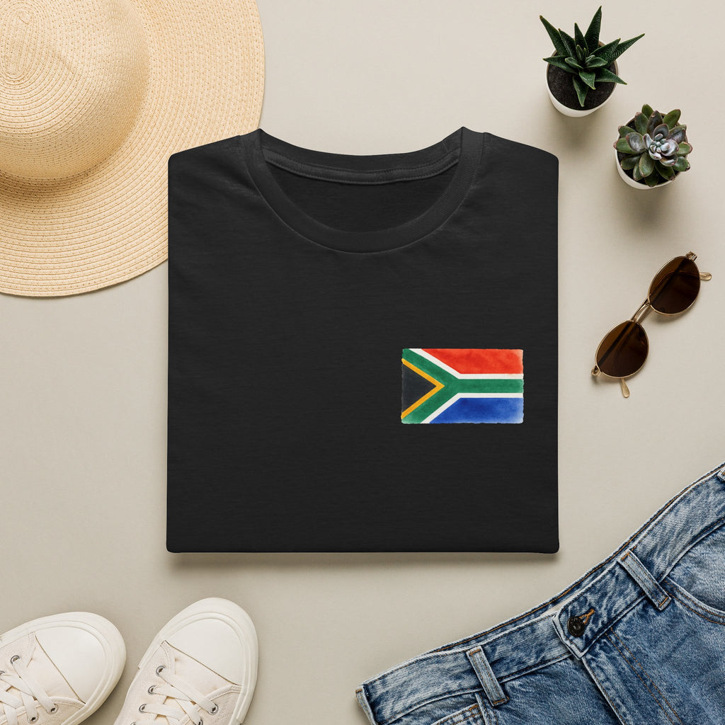 ZA Flag Watercolor T-Shirt