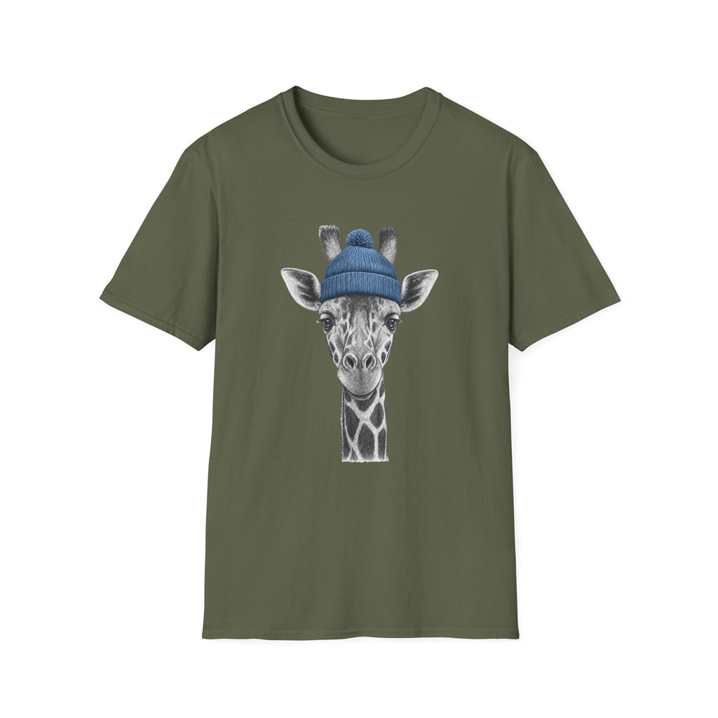 Giraffe Beanie T-Shirt