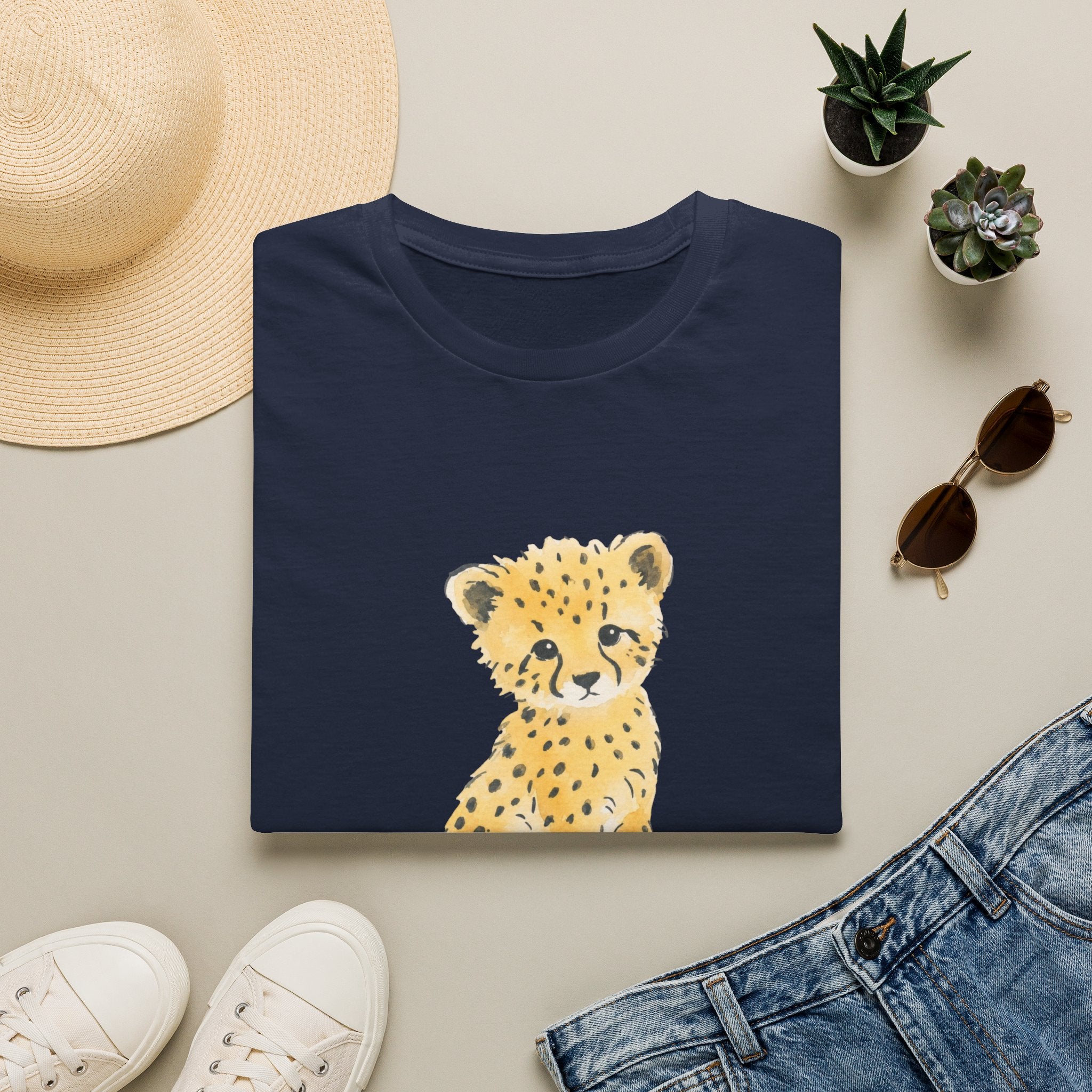 Tiger Cub Watercolor T-Shirt
