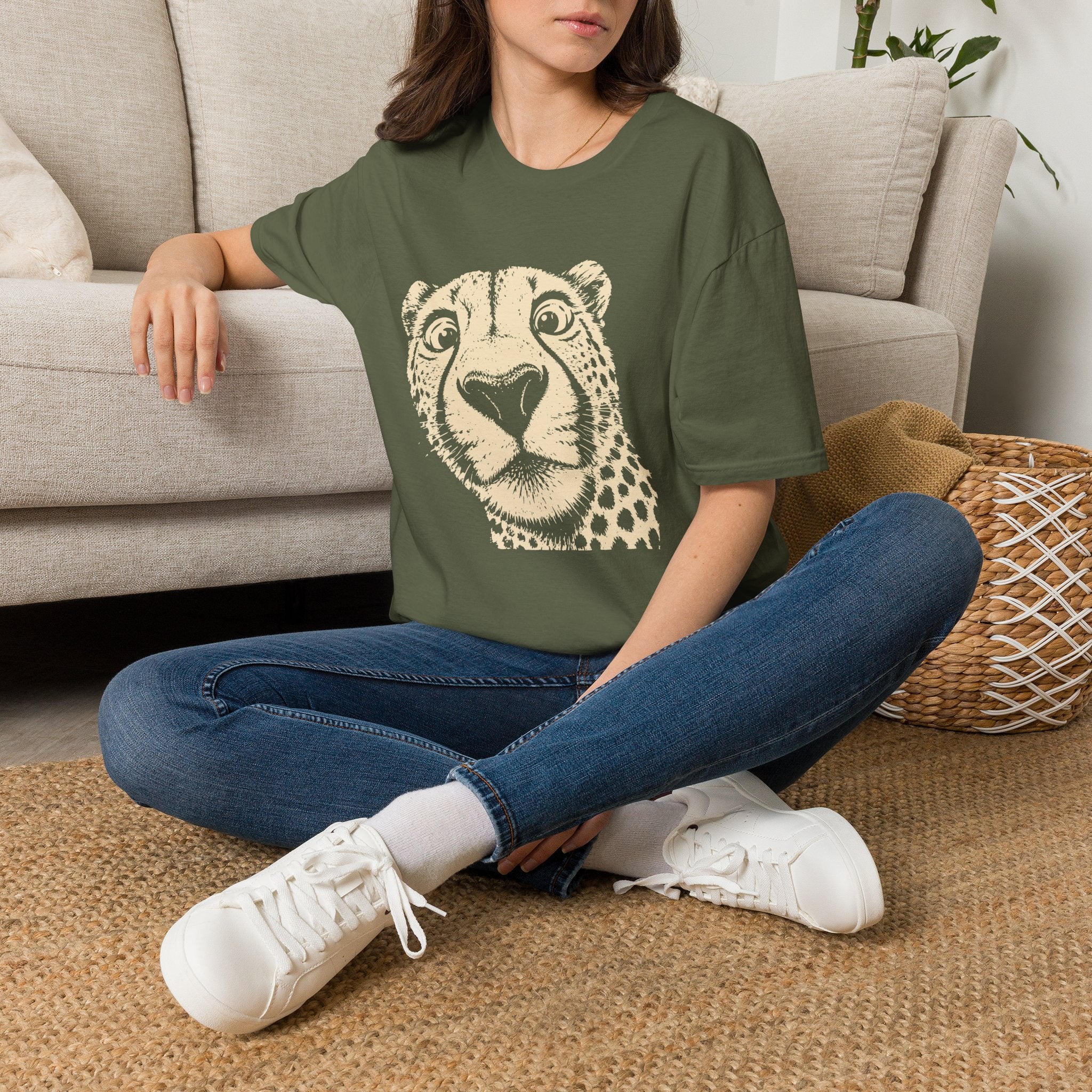 Cheetah Selfie T-Shirt