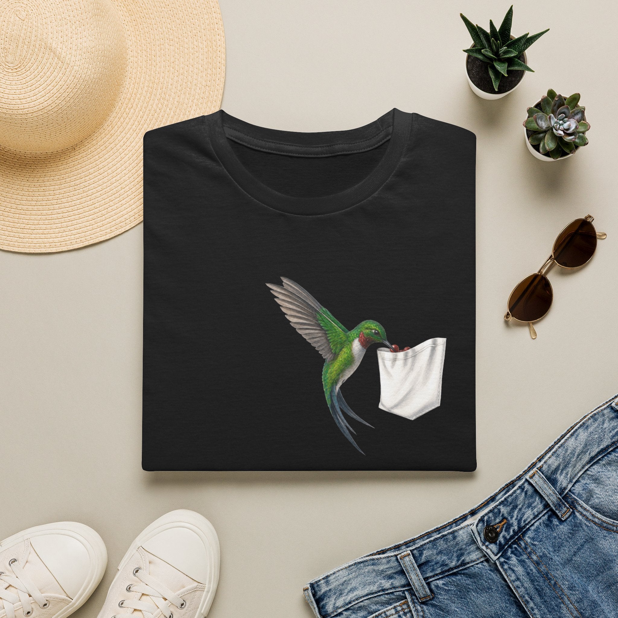 Hummingbird Pocket T-Shirt