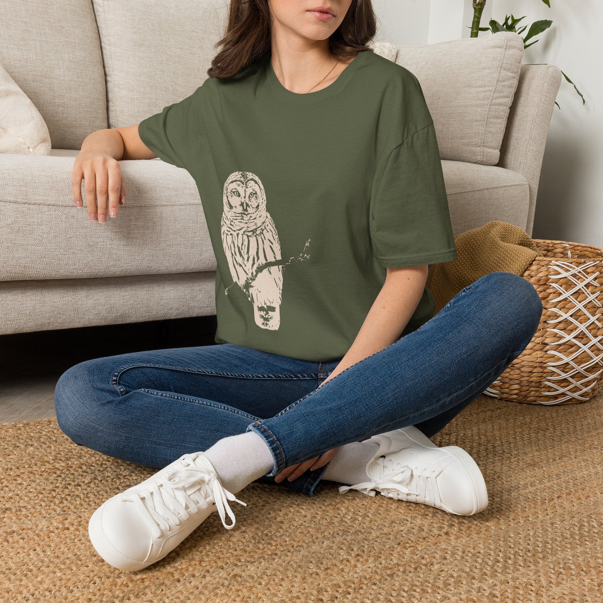 Perched Owl