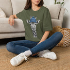Giraffe Beanie T-Shirt