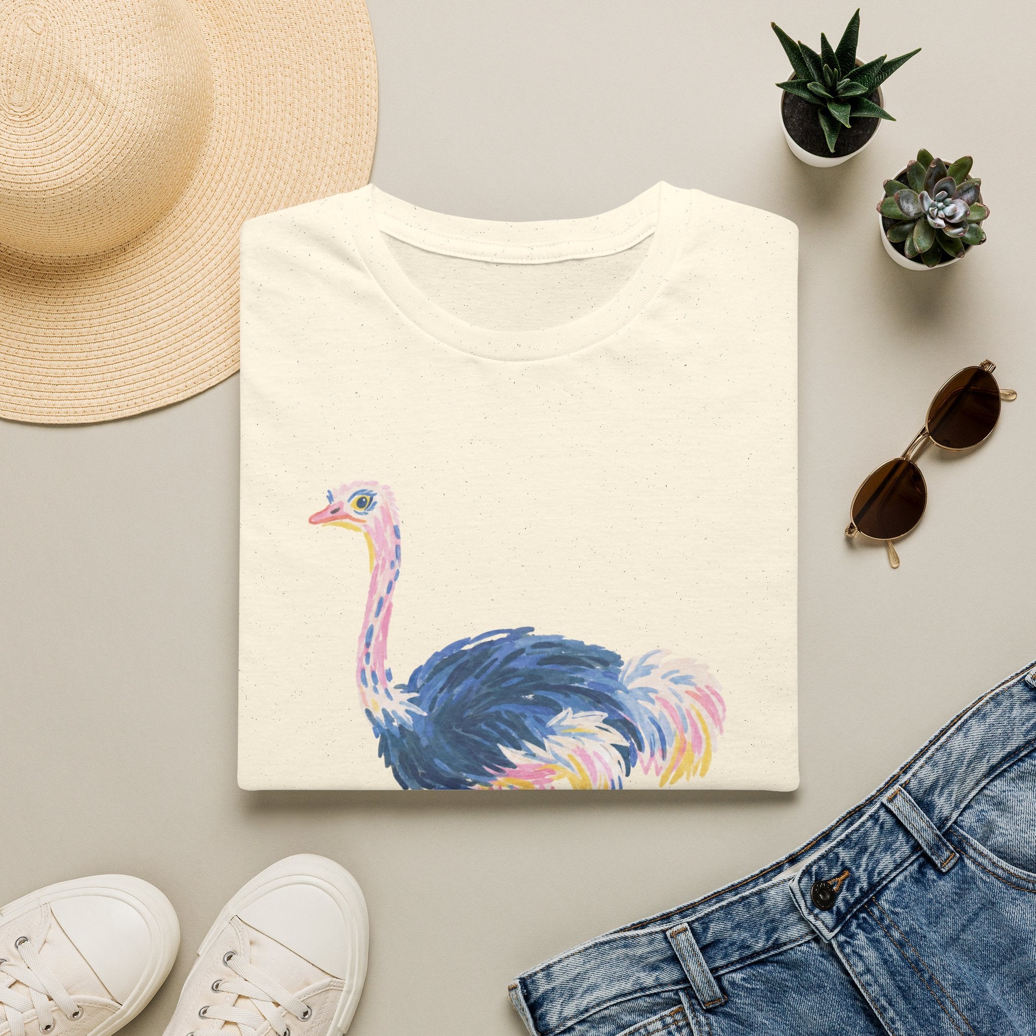 Ostrich Pastel