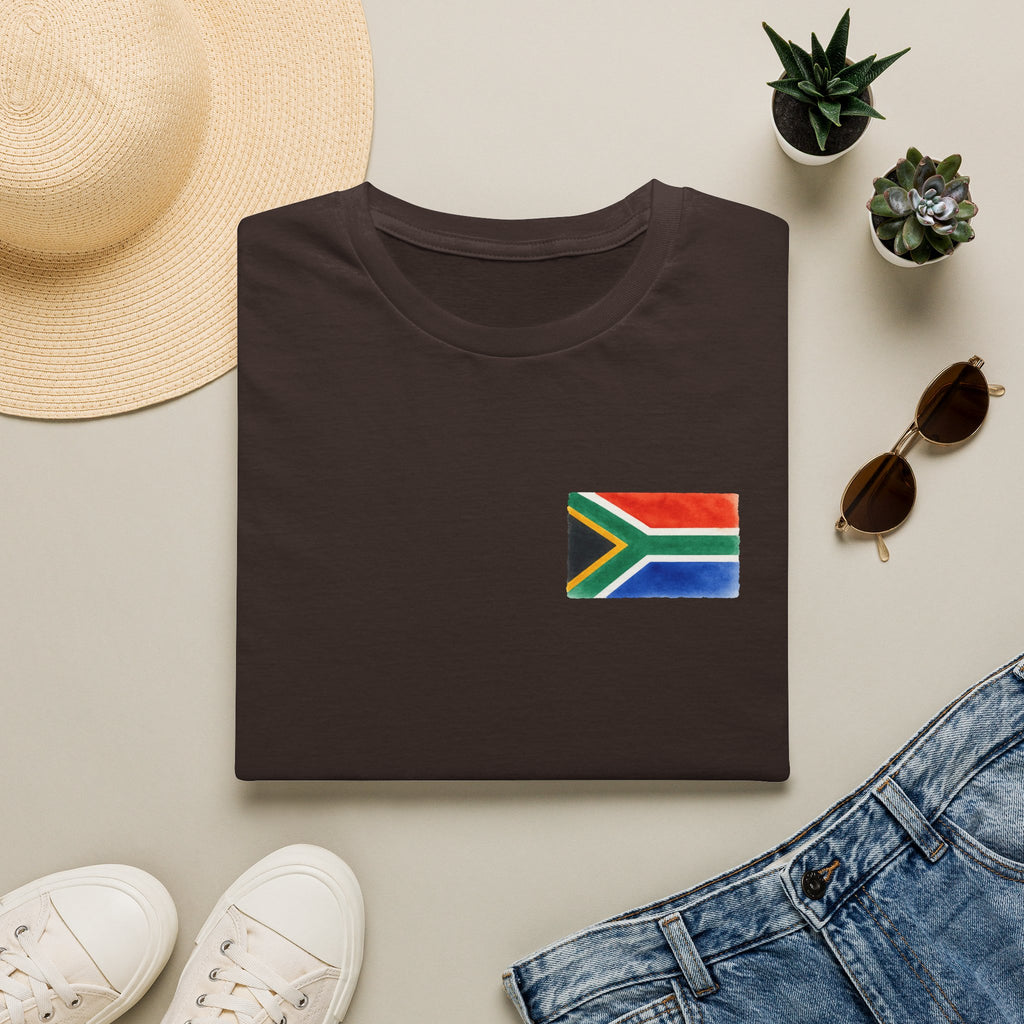 ZA Flag Watercolor T-Shirt