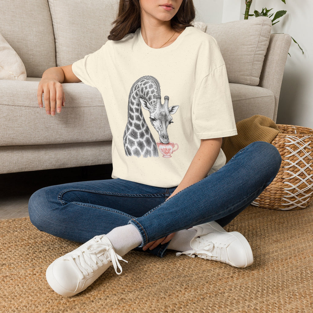 Giraffe Tea Time T-Shirt