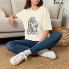 Giraffe Tea Time T-Shirt