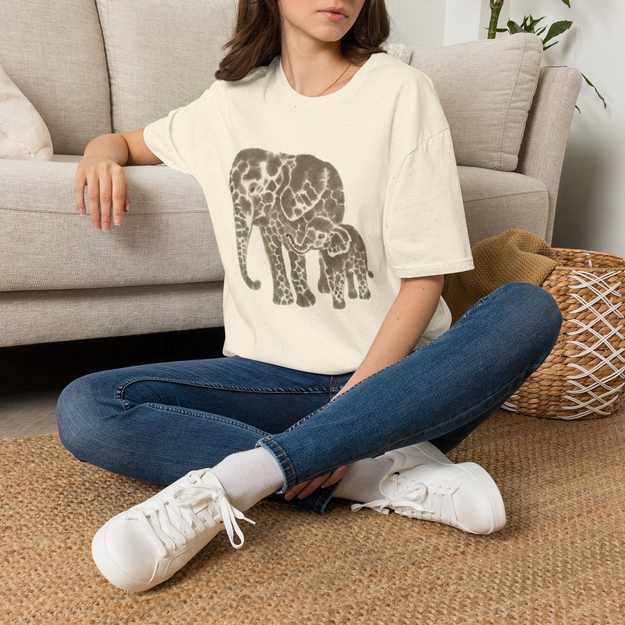Baby Elephant Watercolor T-Shirt