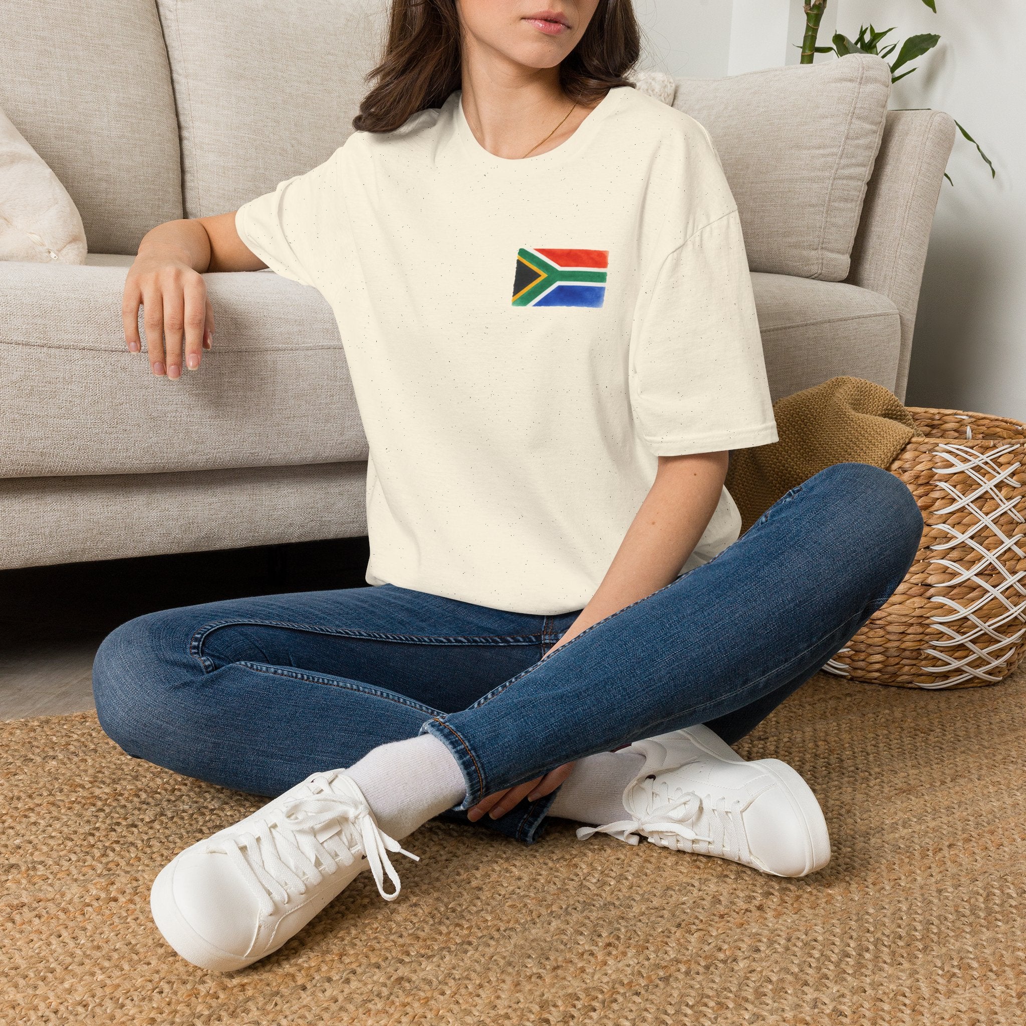 ZA Flag Watercolor T-Shirt