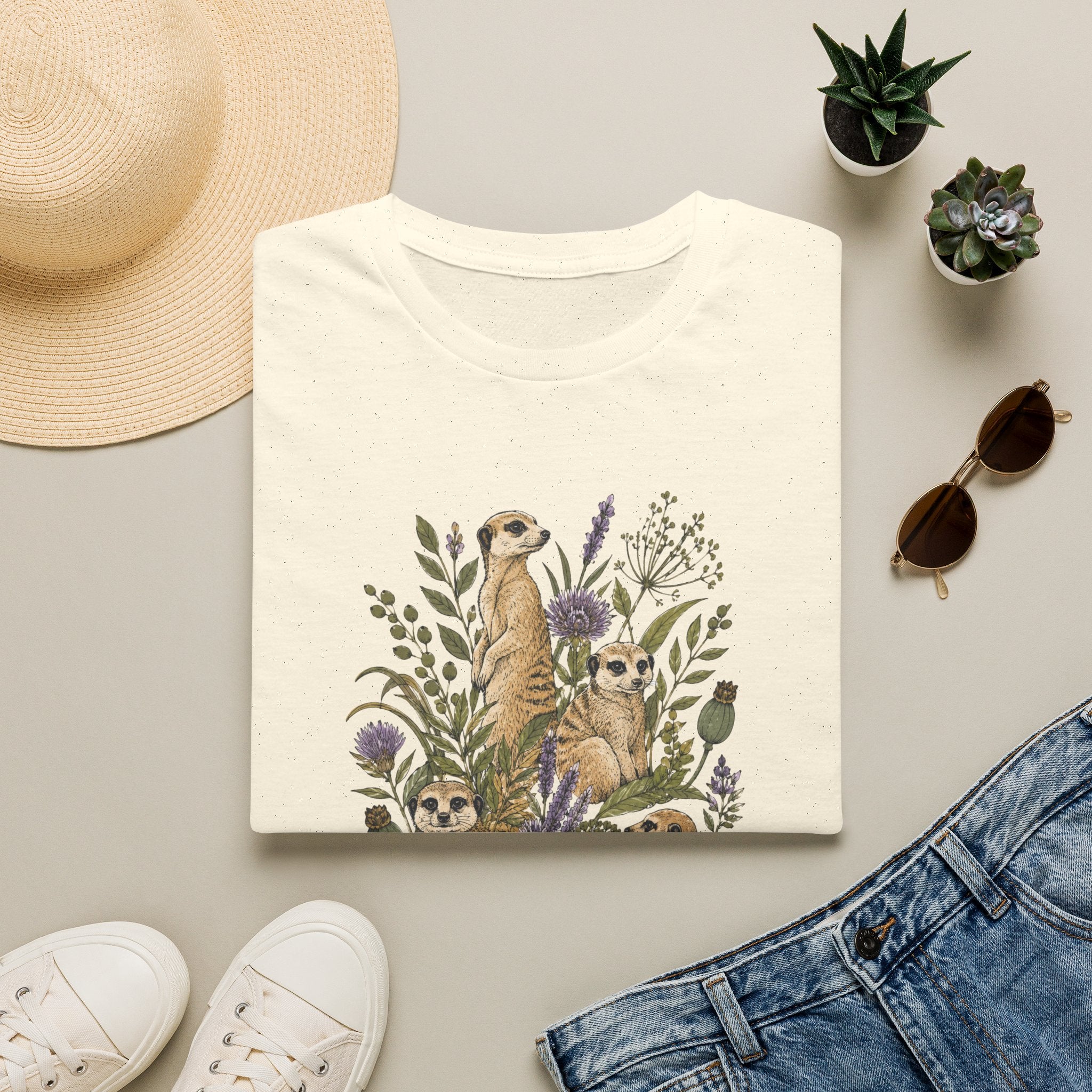 Meerkat Floral Fam