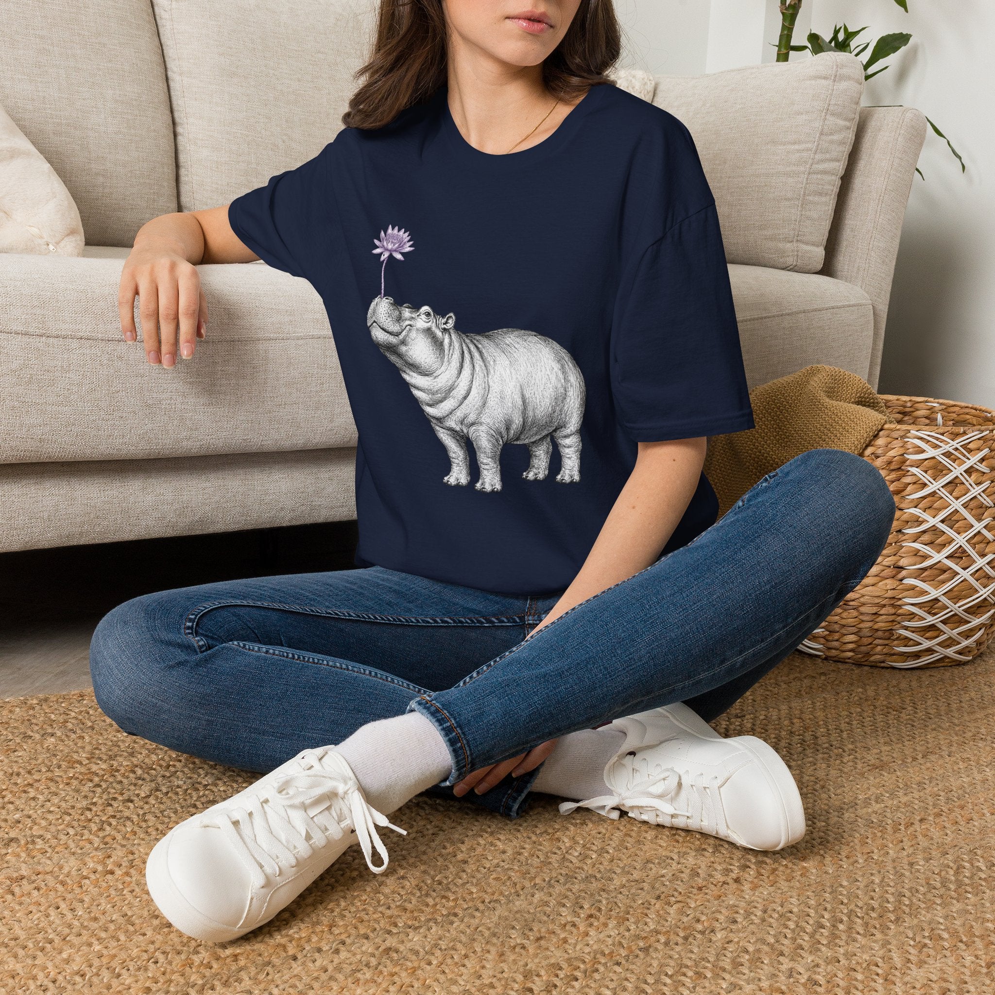 Hippo Dandelion T-Shirt
