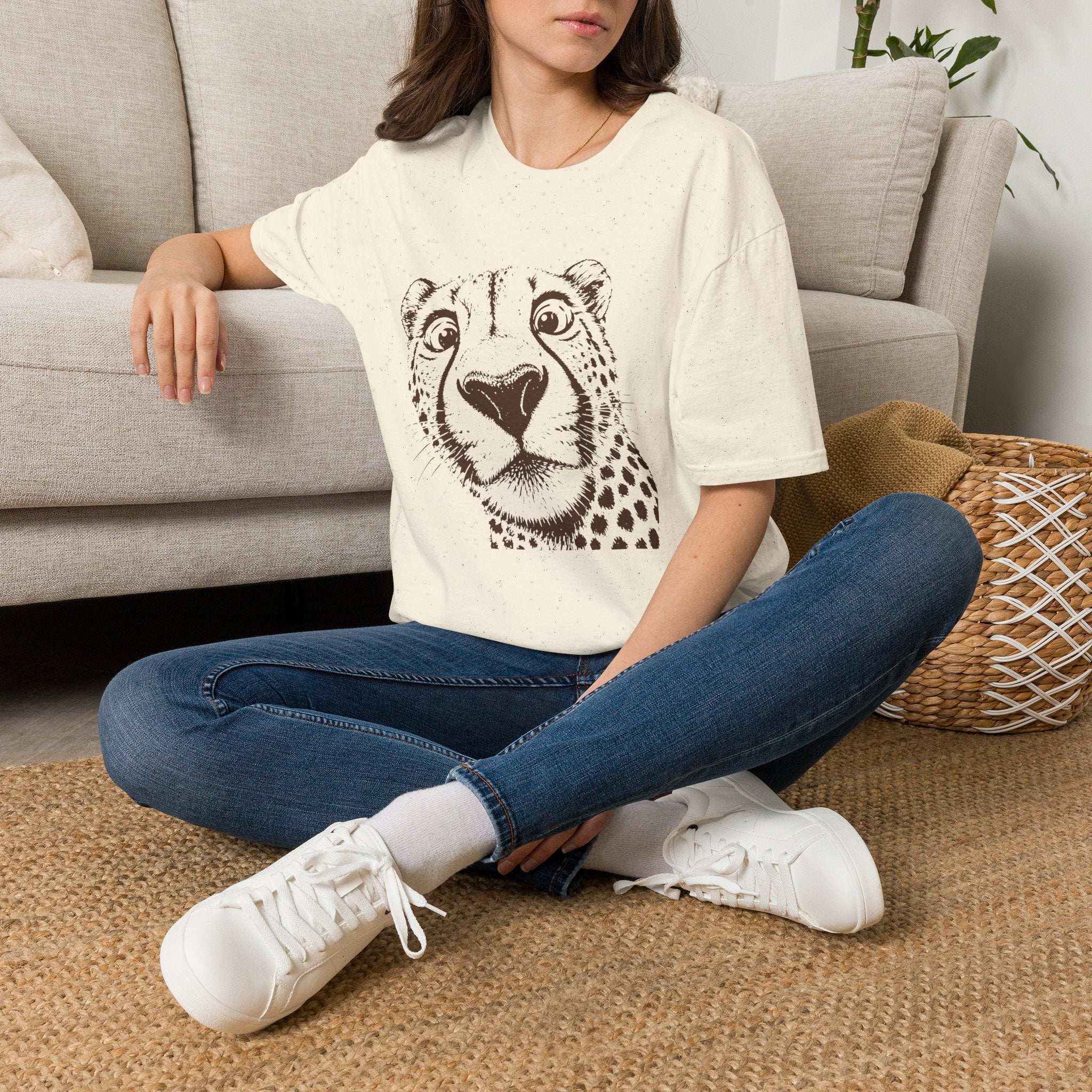 Cheetah Selfie T-Shirt