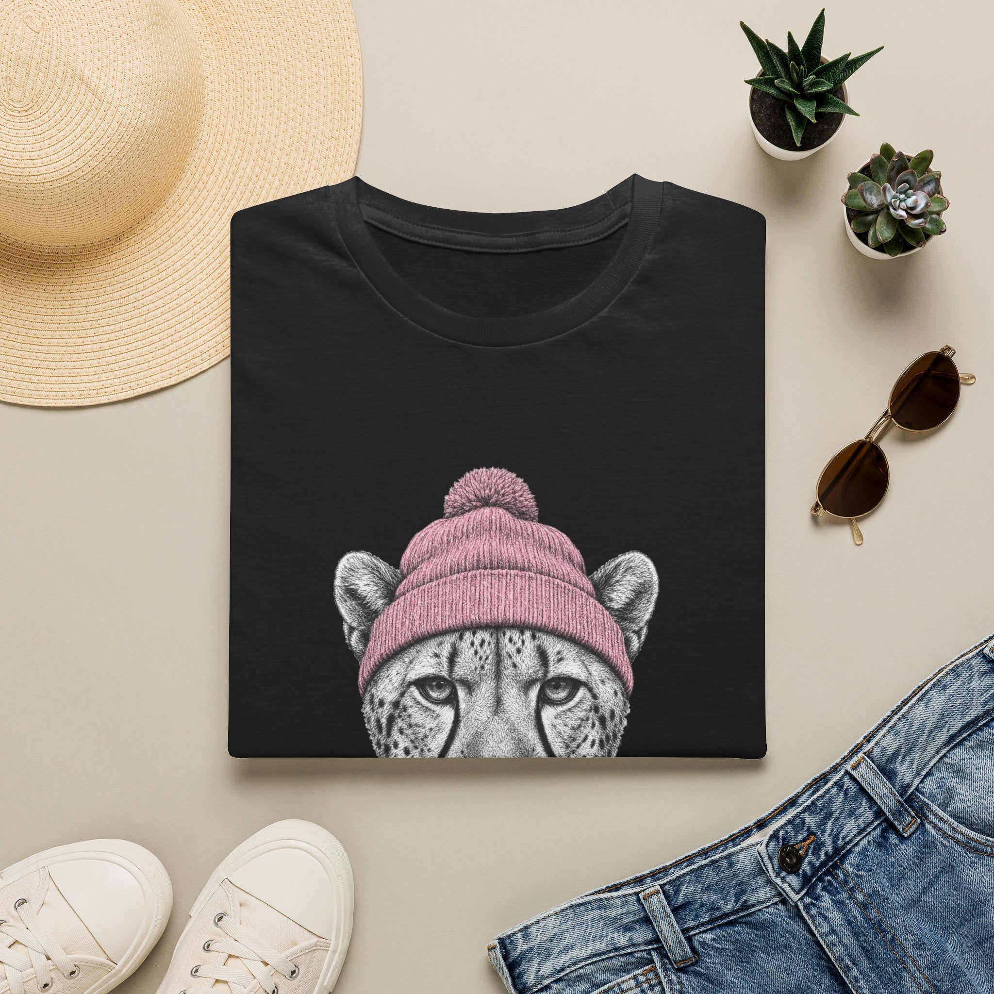 Cold Cheetah Ears T-Shirt