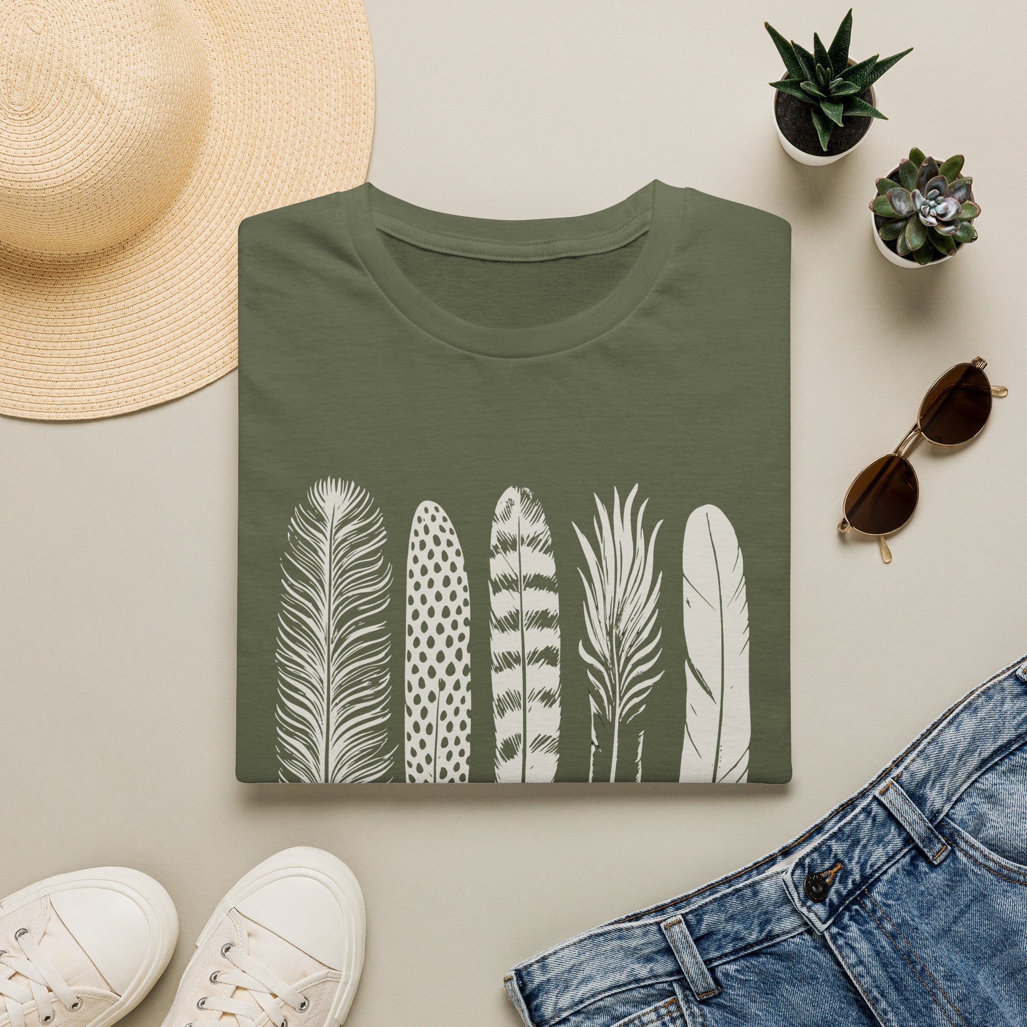 Feather Art T-Shirt