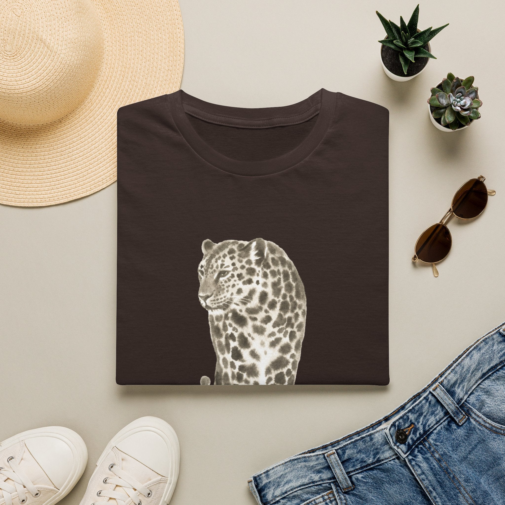 Leopard Watercolor T-Shirt