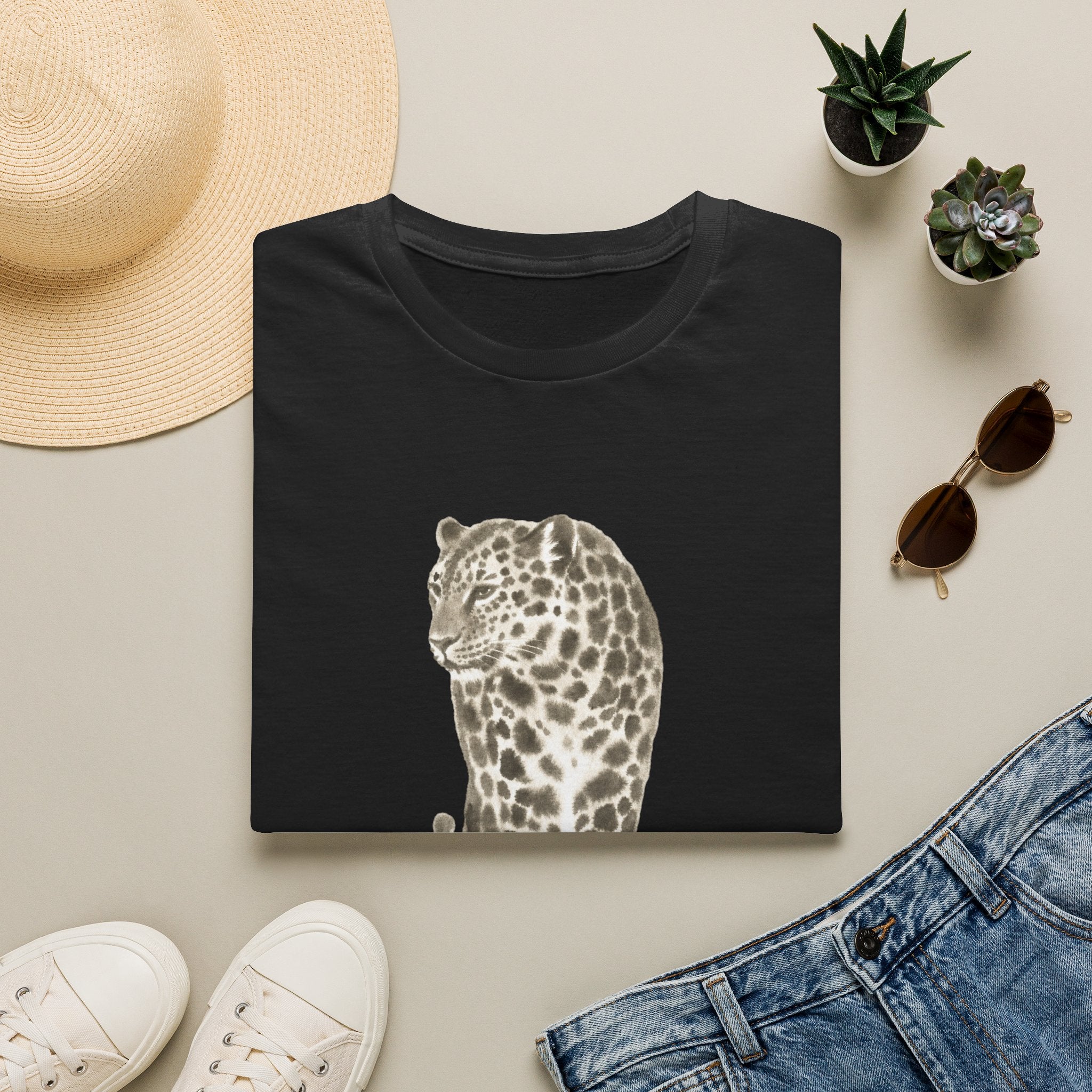 Leopard Watercolor T-Shirt