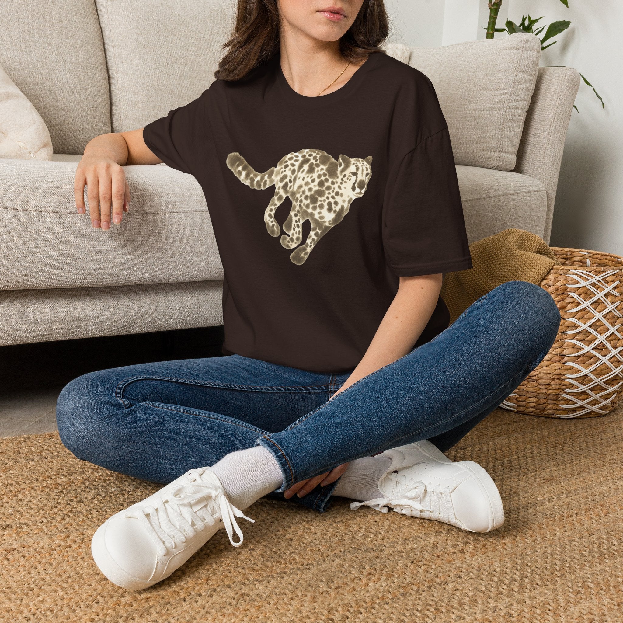 Cheetah Watercolor T-Shirt