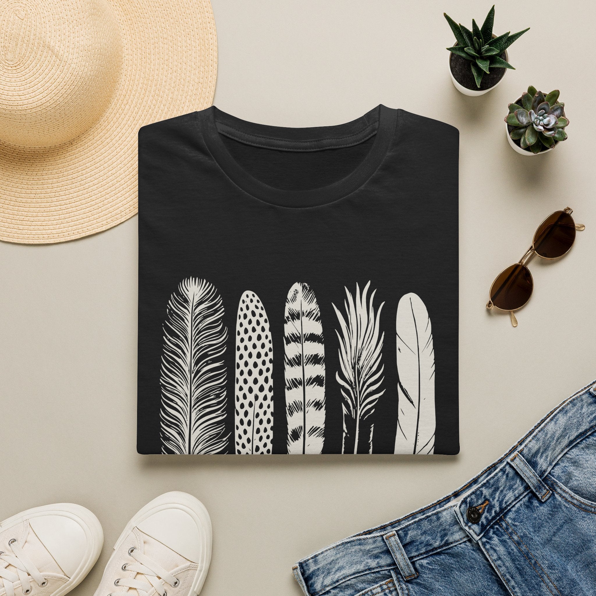 Feather Art T-Shirt