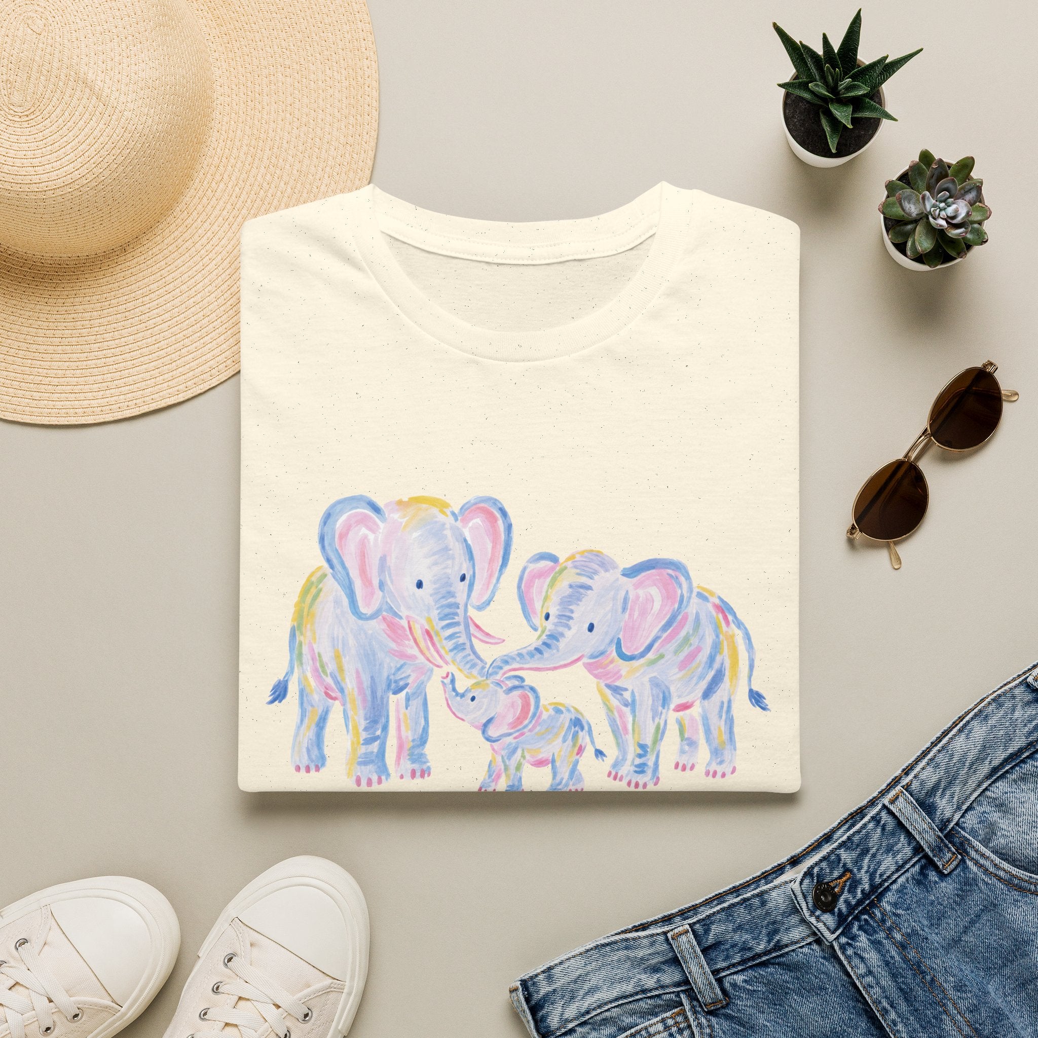 Elephant Pastel T-Shirt