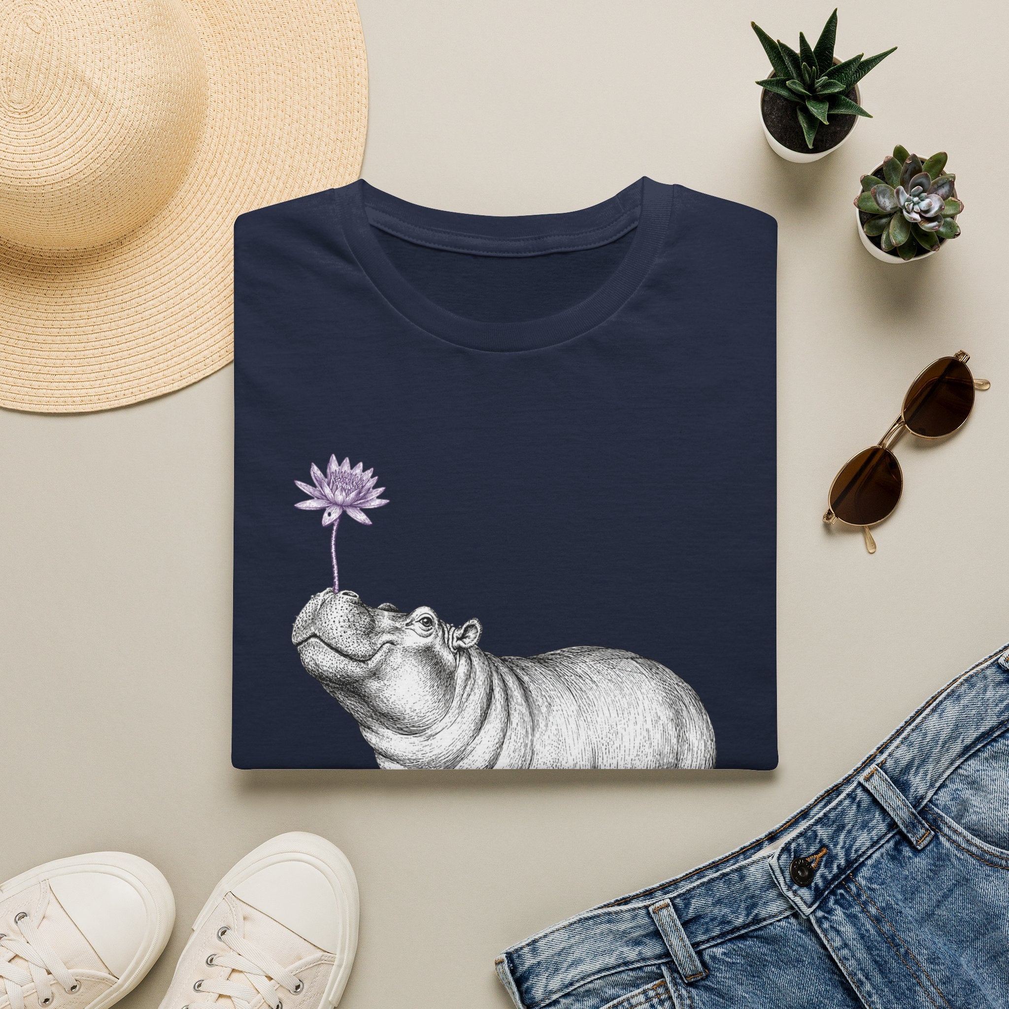 Hippo Dandelion T-Shirt