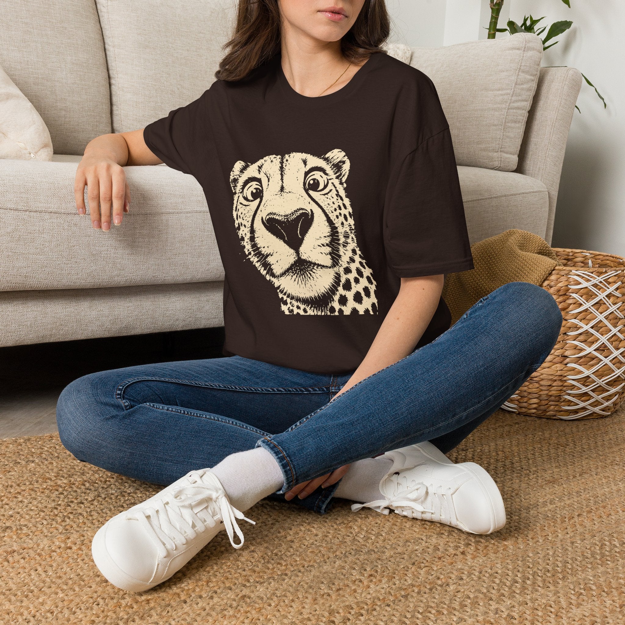 Cheetah Selfie T-Shirt