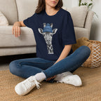 Giraffe Beanie T-Shirt