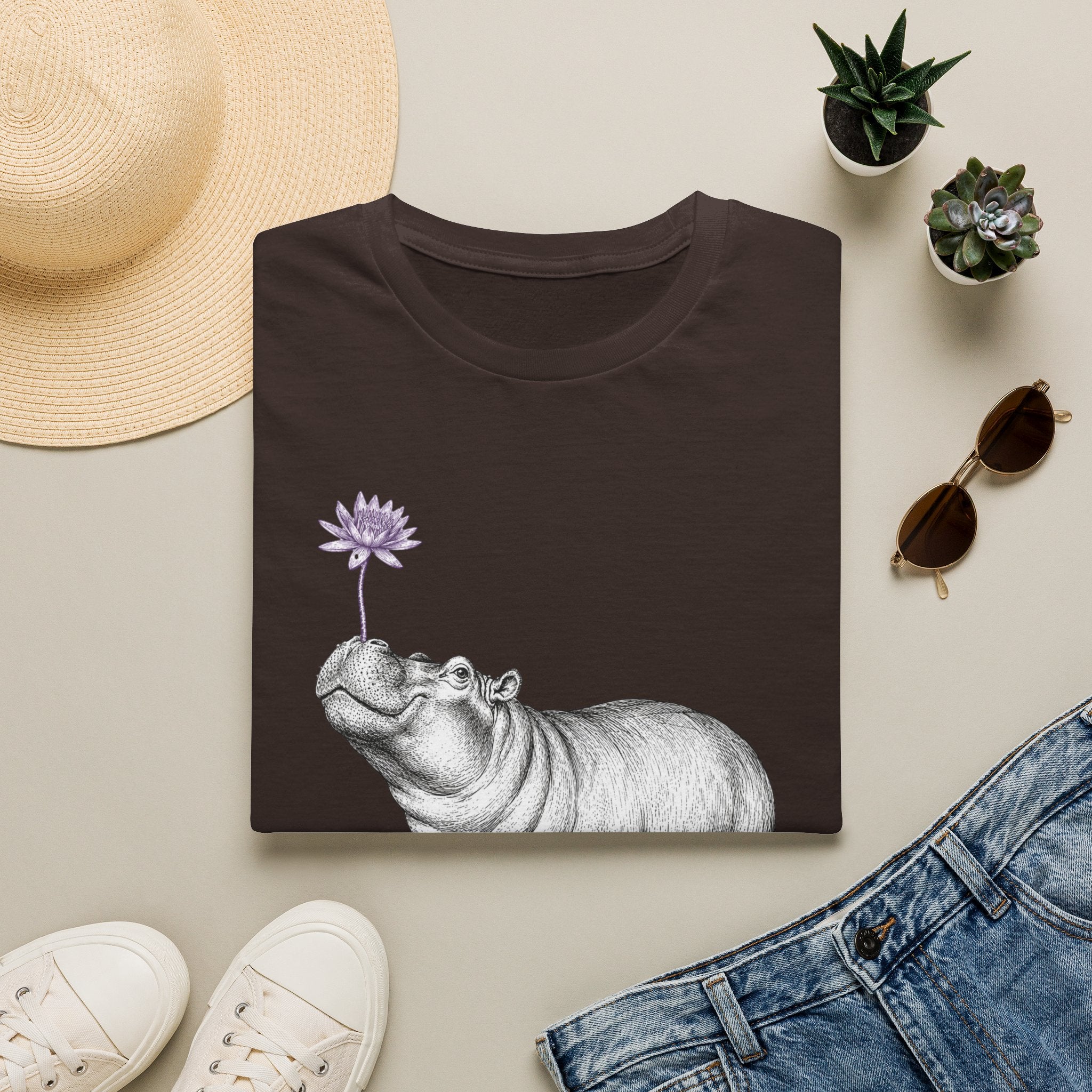 Hippo Dandelion T-Shirt