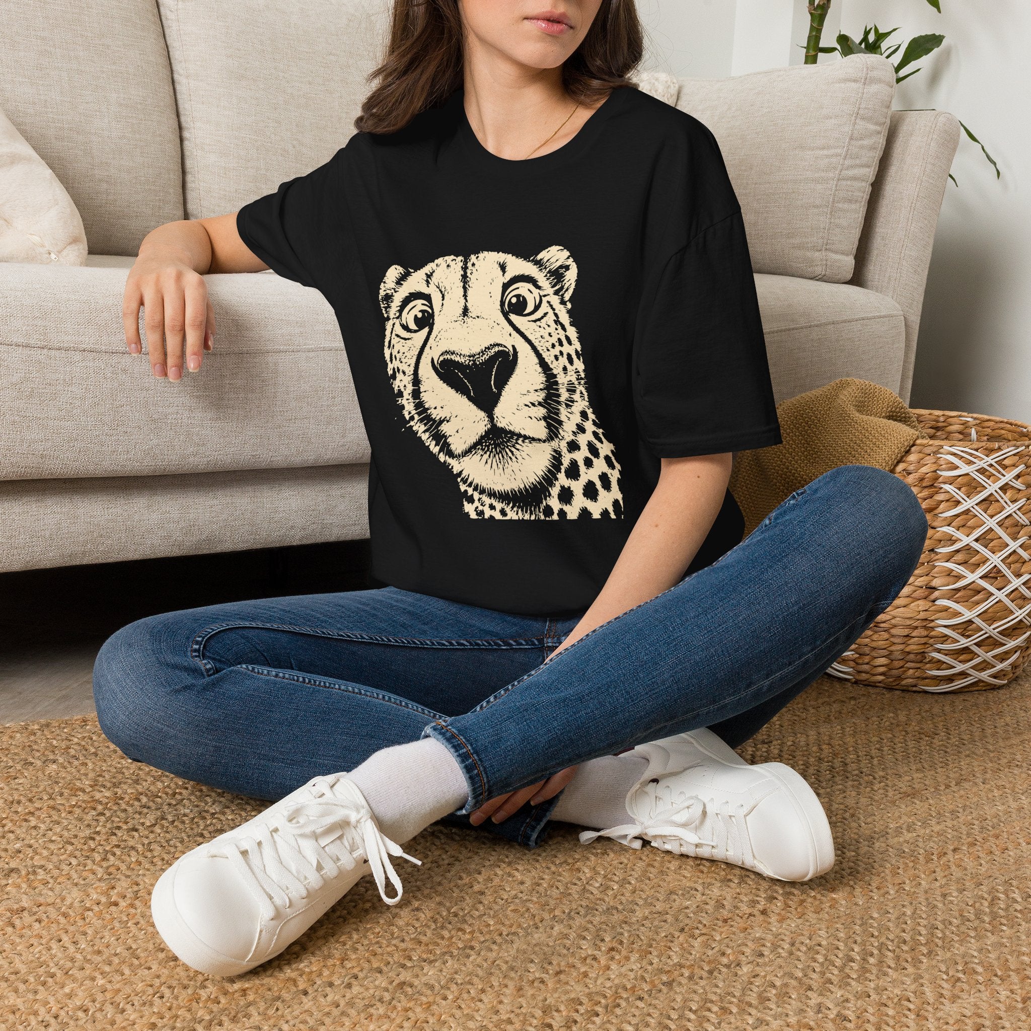 Cheetah Selfie T-Shirt
