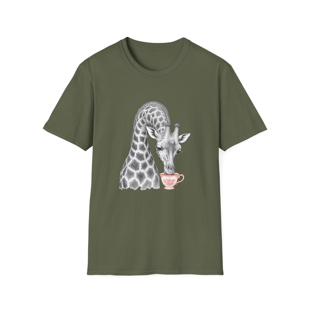 Giraffe Tea Time T-Shirt