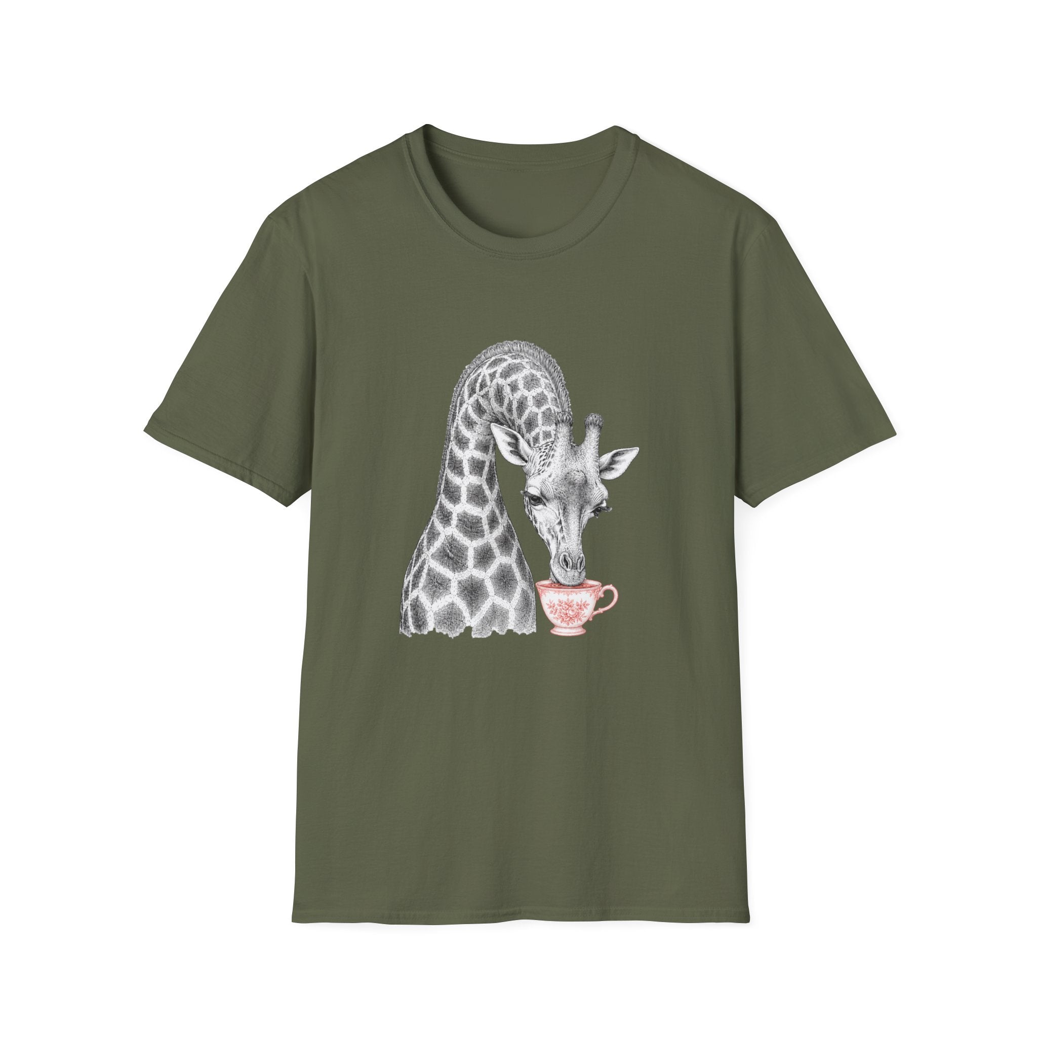Giraffe Tea Time T-Shirt