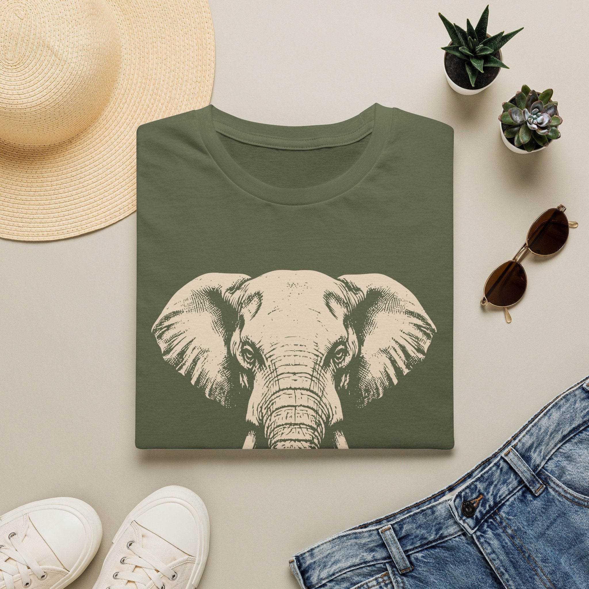 Elephant Head T-Shirt