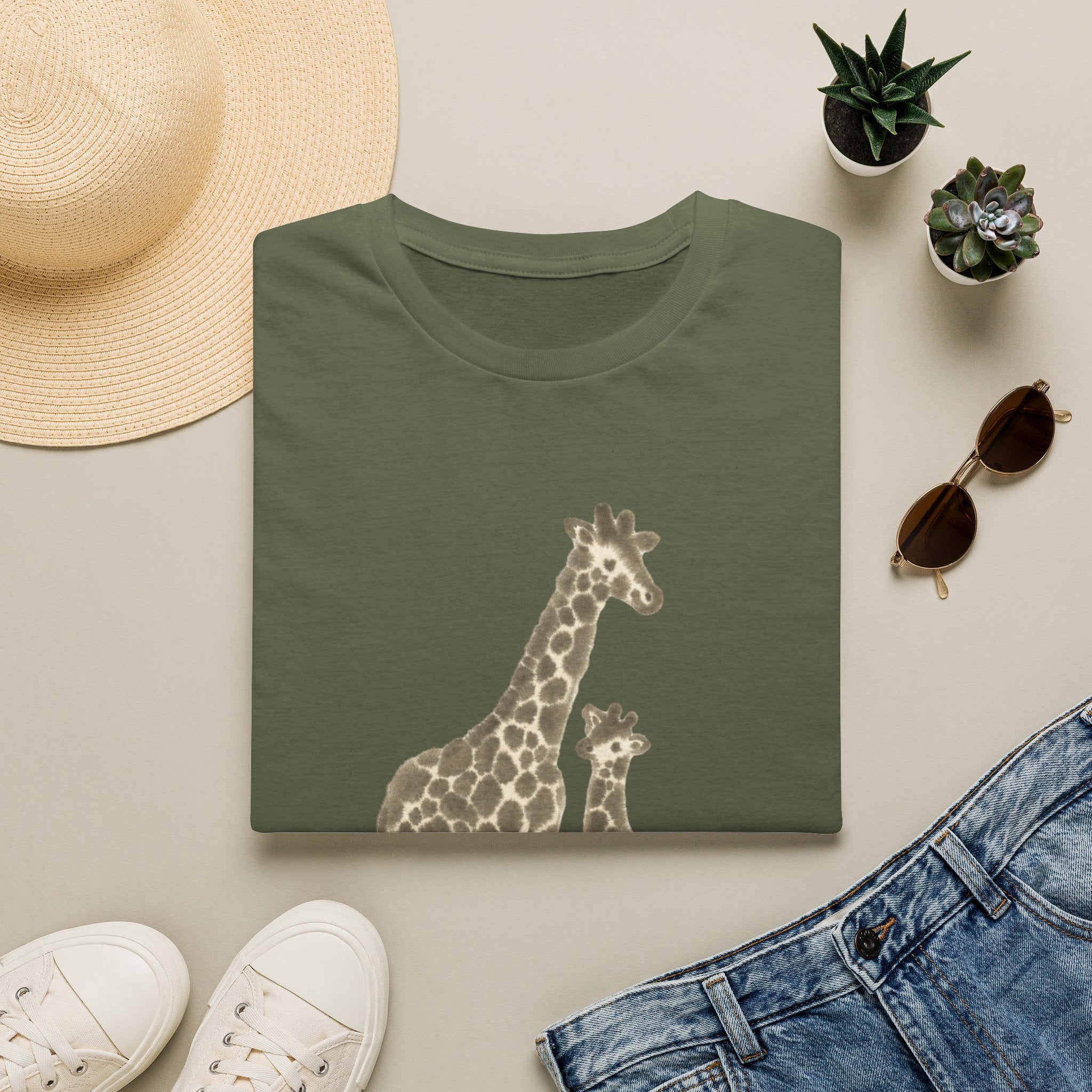 Giraffe Watercolor T-Shirt