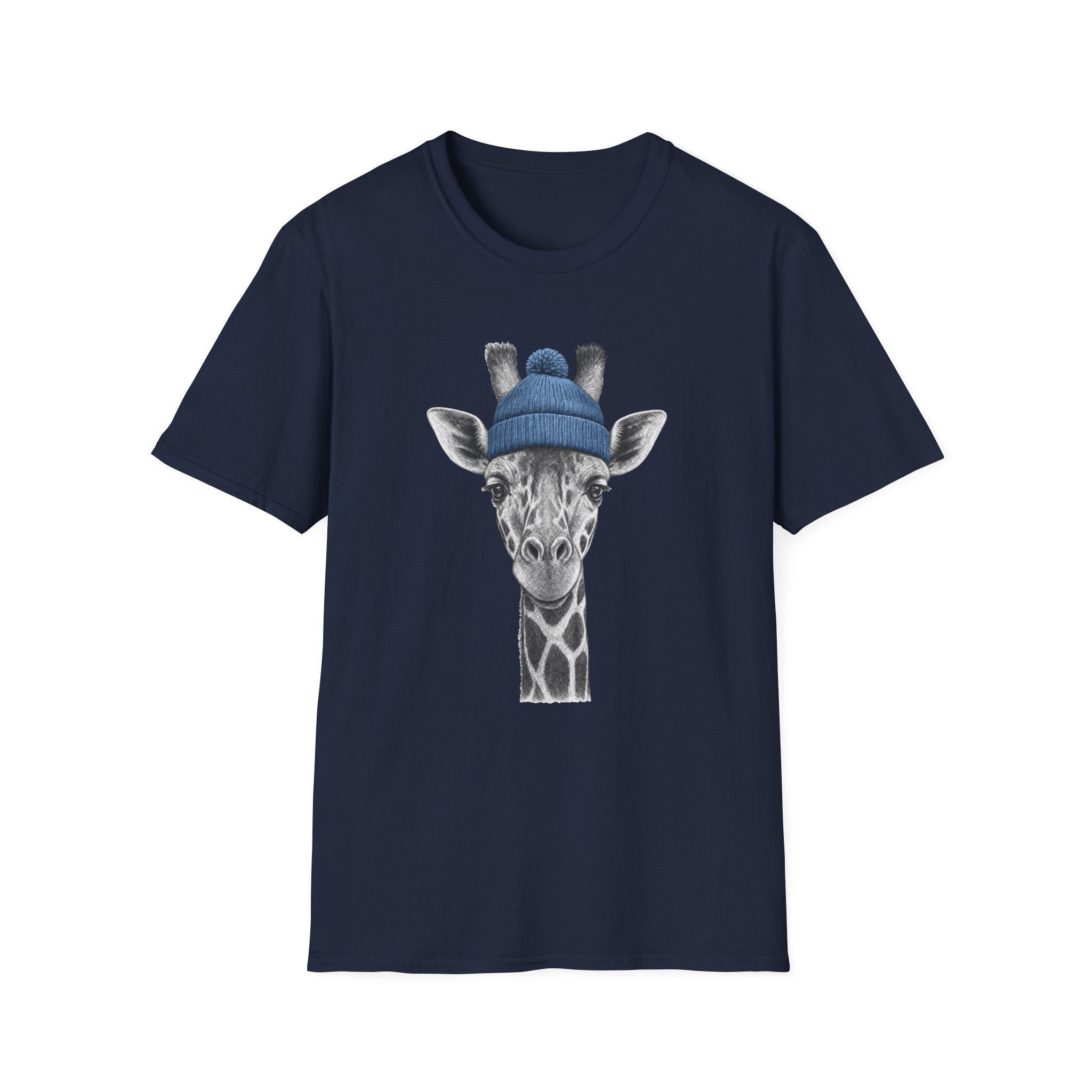 Giraffe Beanie T-Shirt