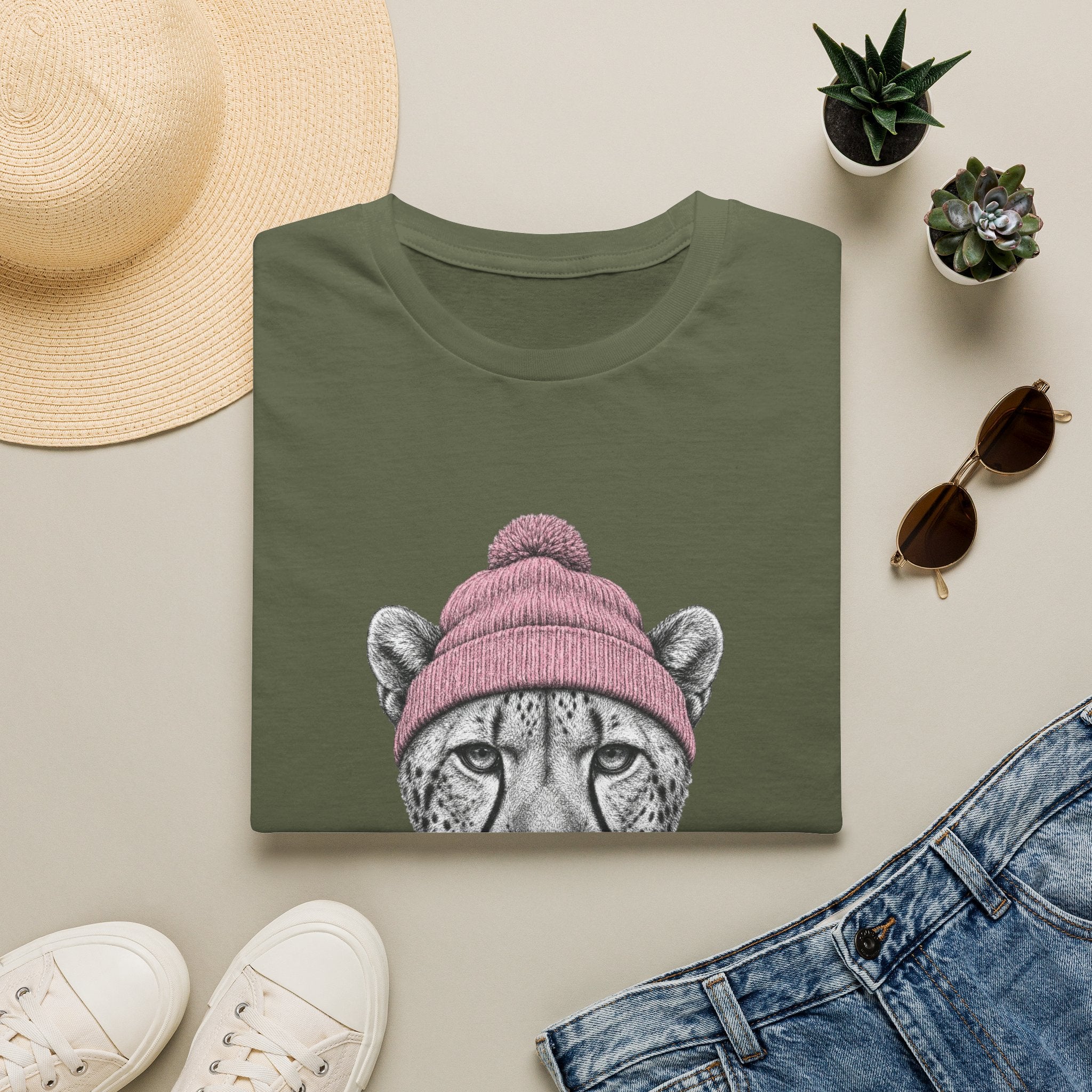 Cold Cheetah Ears T-Shirt
