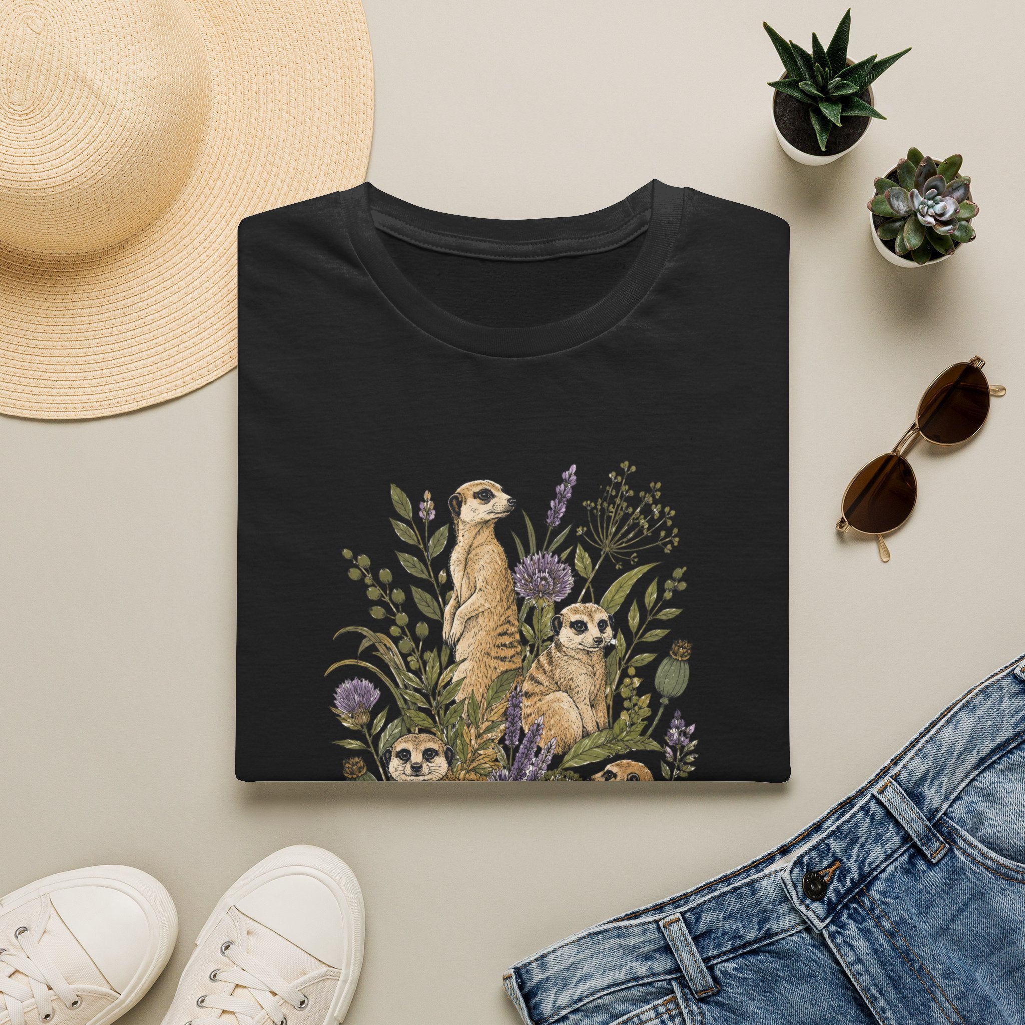 Meerkat Floral Fam