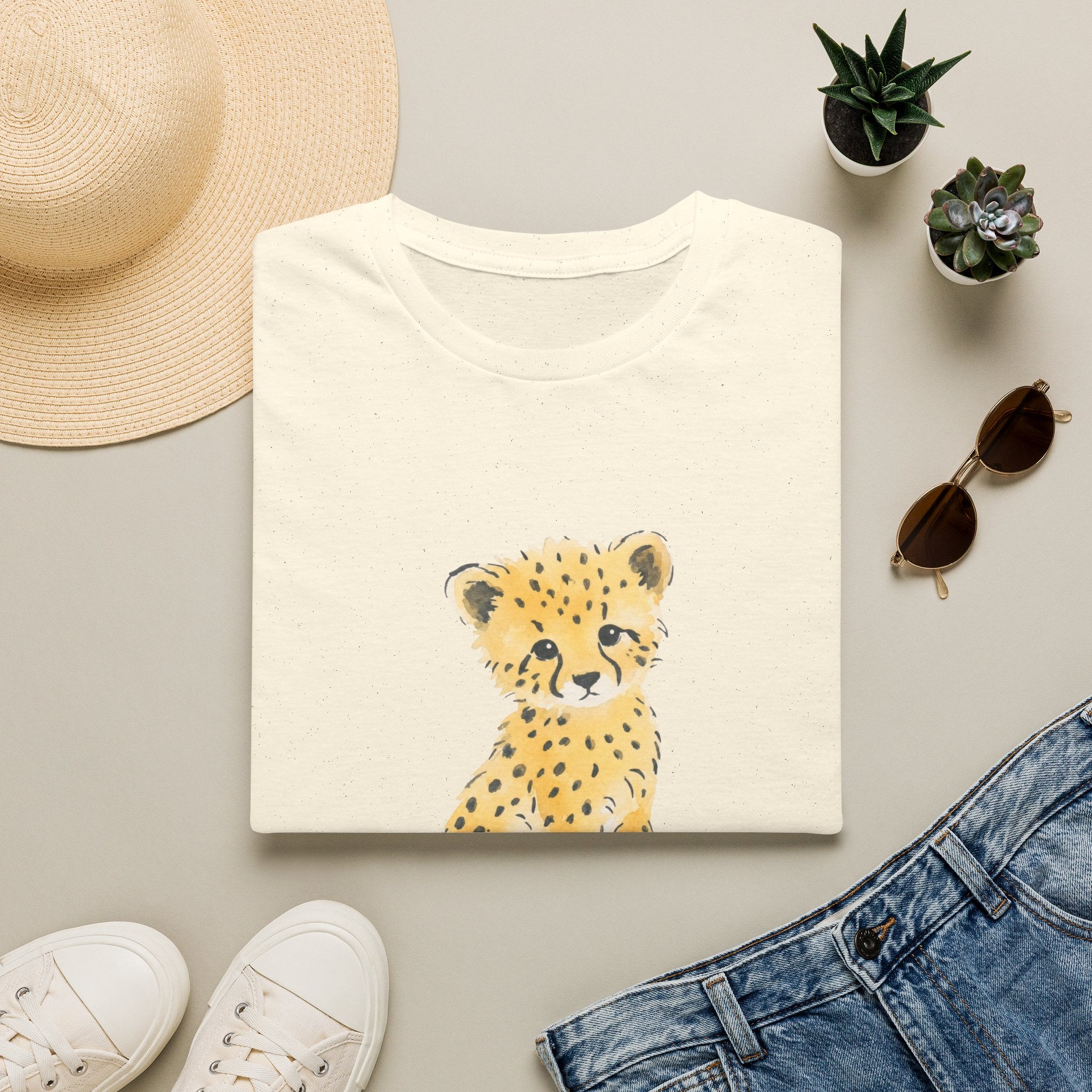 Tiger Cub Watercolor T-Shirt