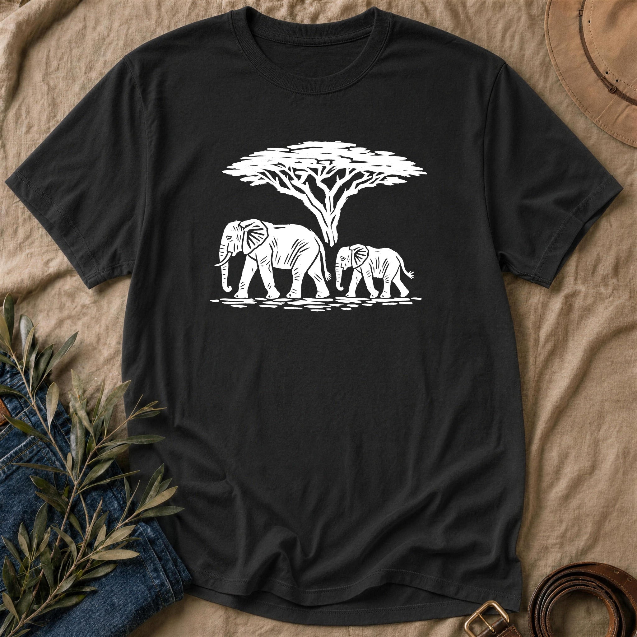 Acacia Elephants - Black