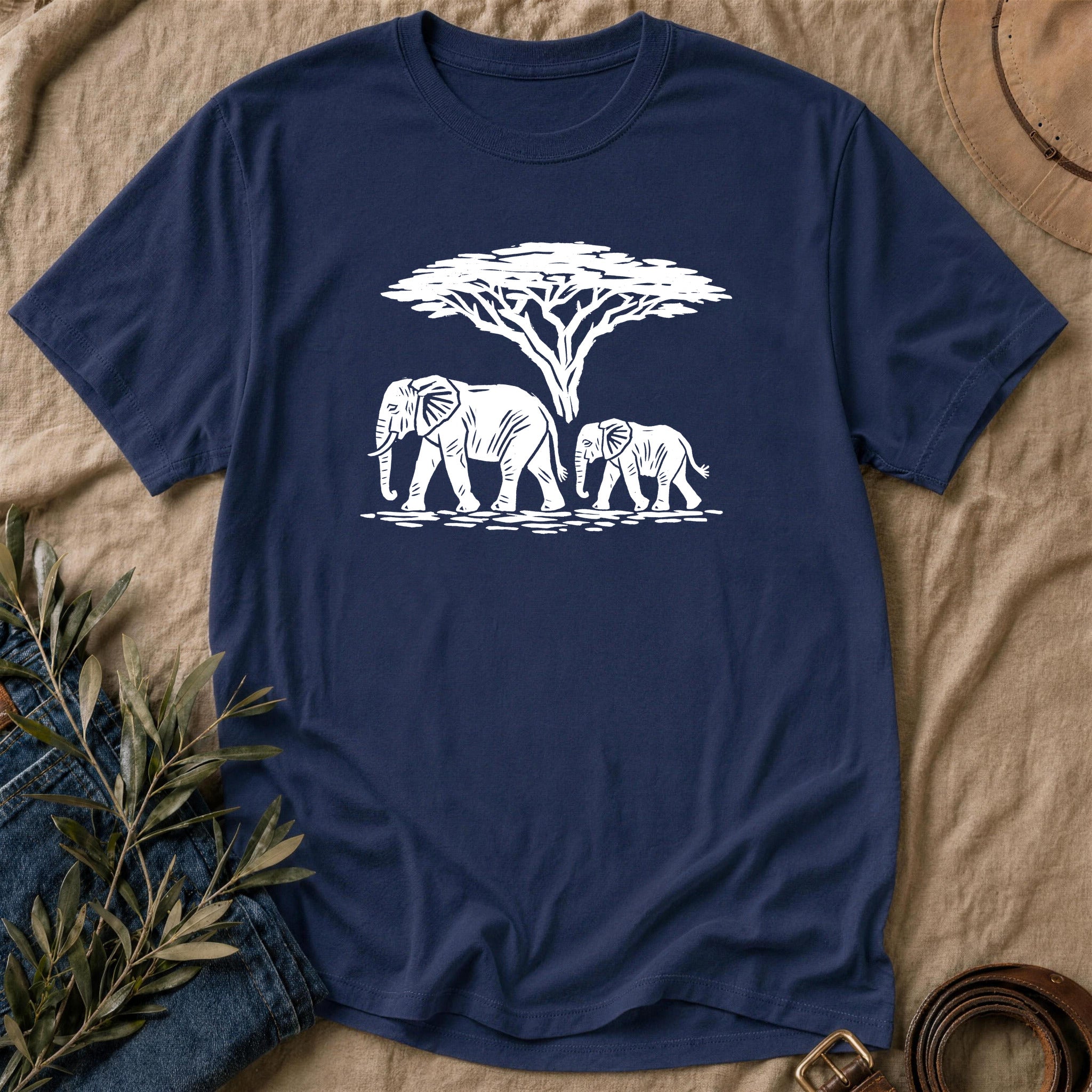 Acacia Elephants - Navy