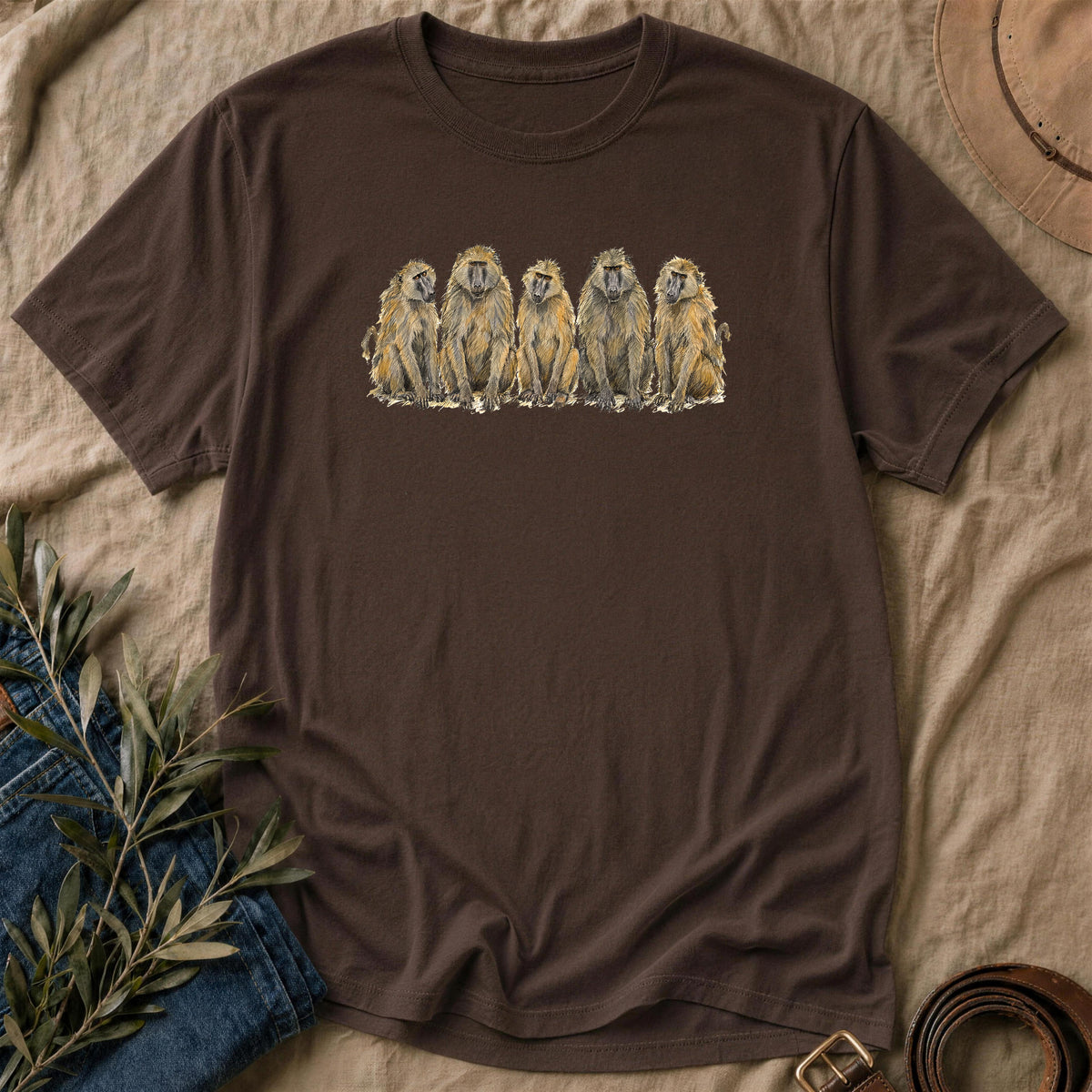 Baboon Art - Dark Chocolate