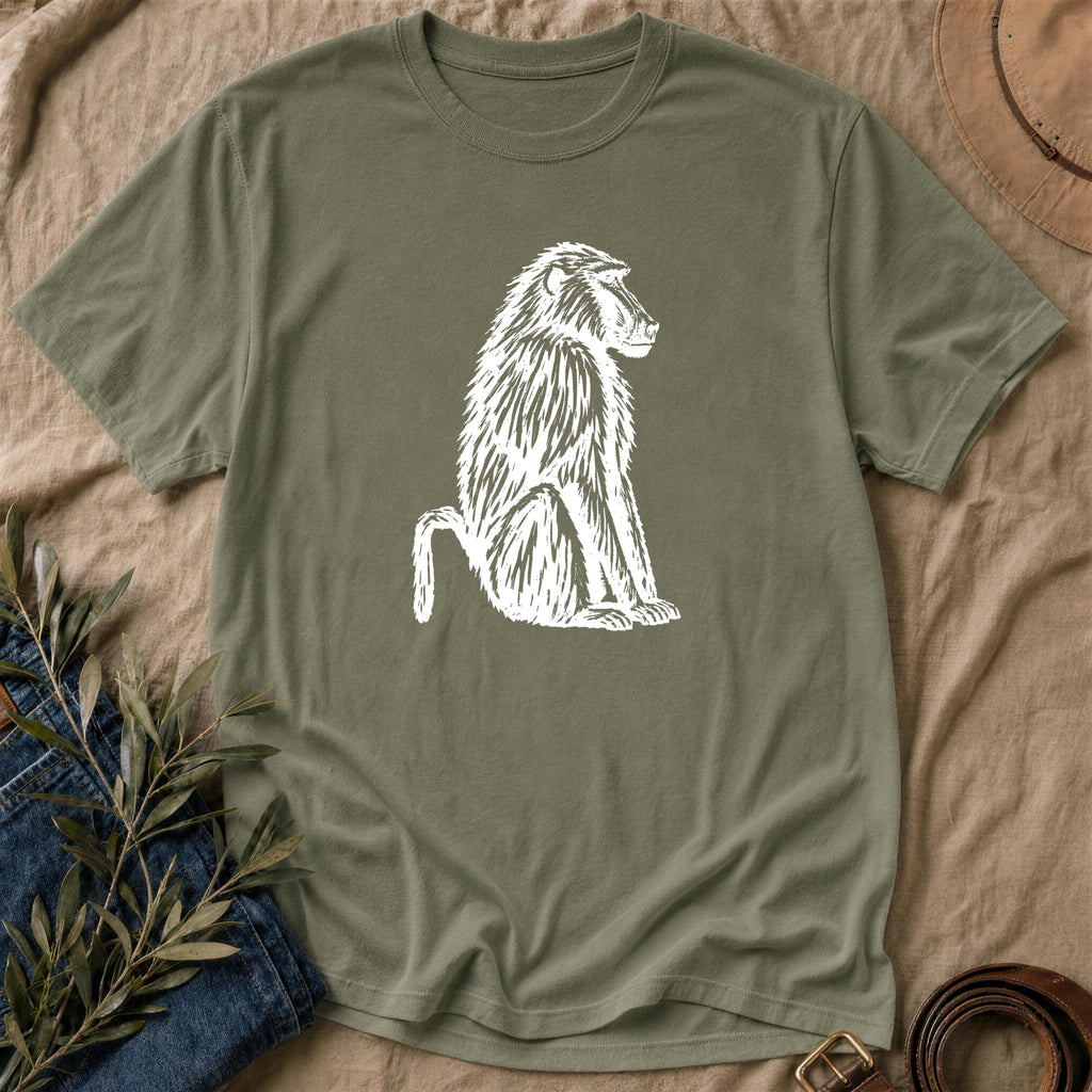 Baboon Relief - Military Green