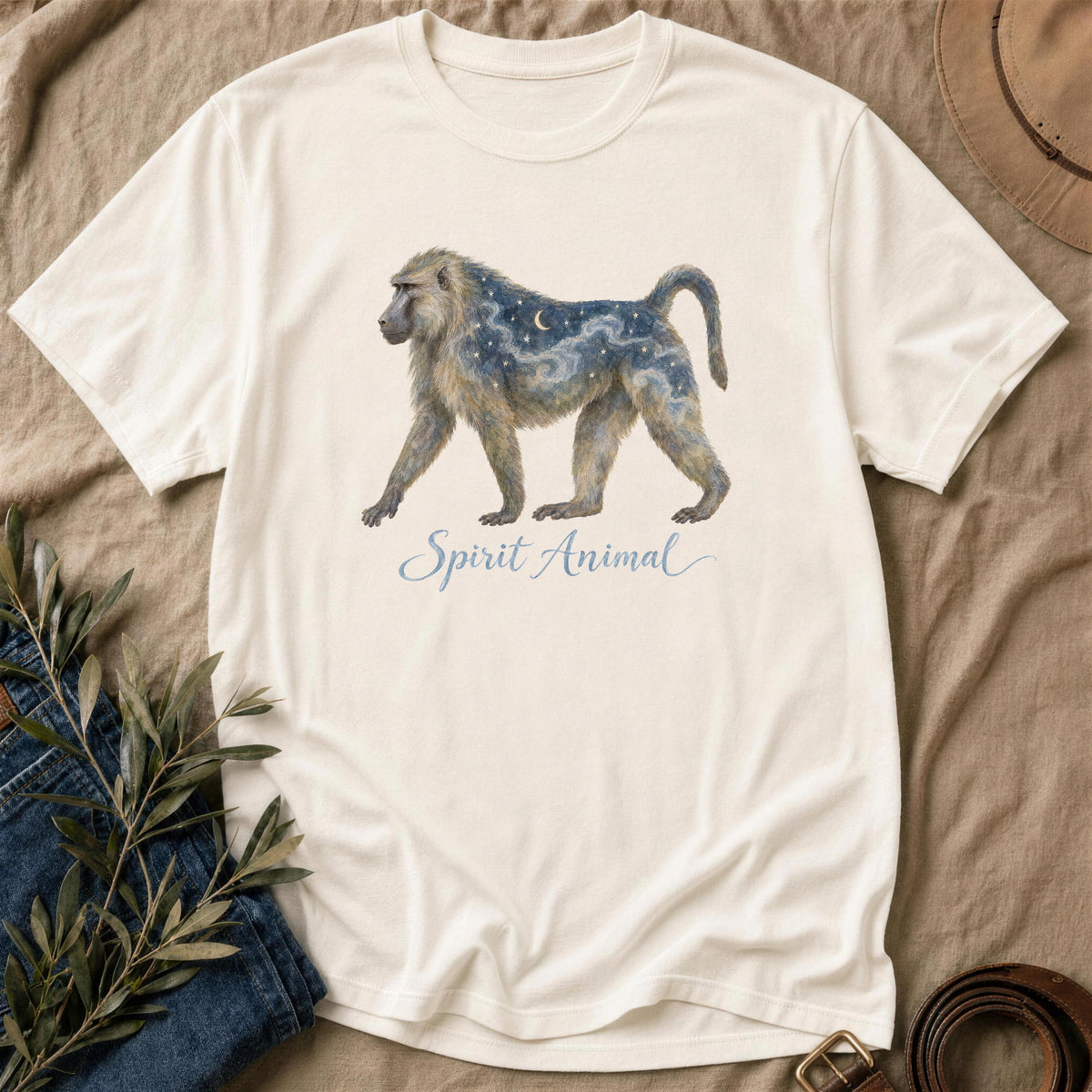 Baboon Spirit Animal - Natural