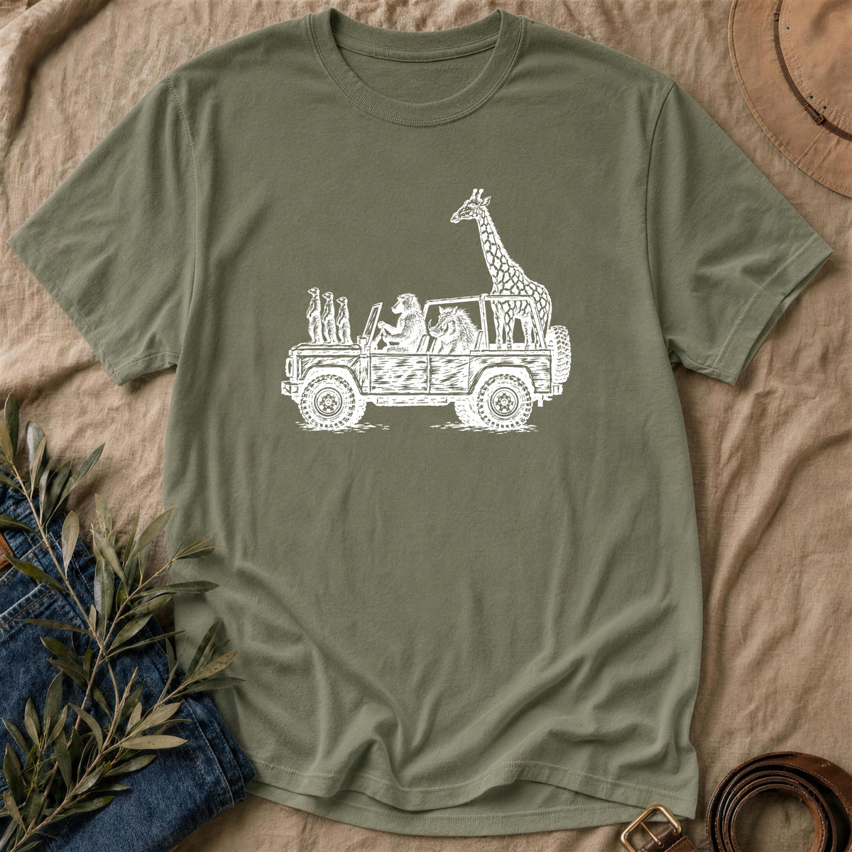 Back Seat - Military Green