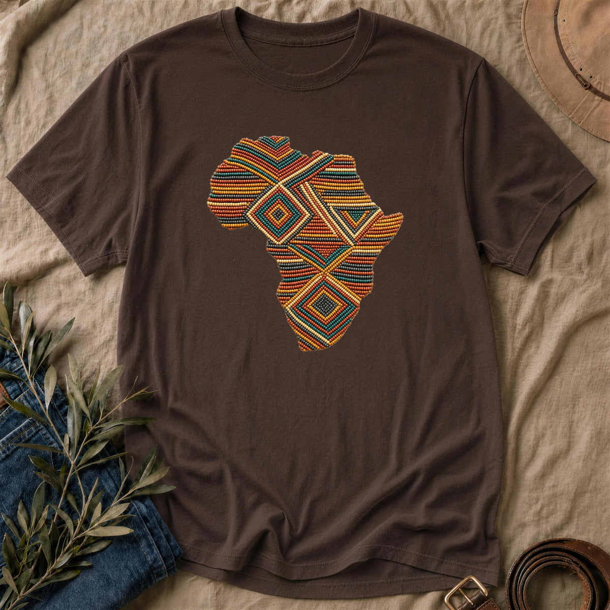 Beaded Africa - Dark Chocolate