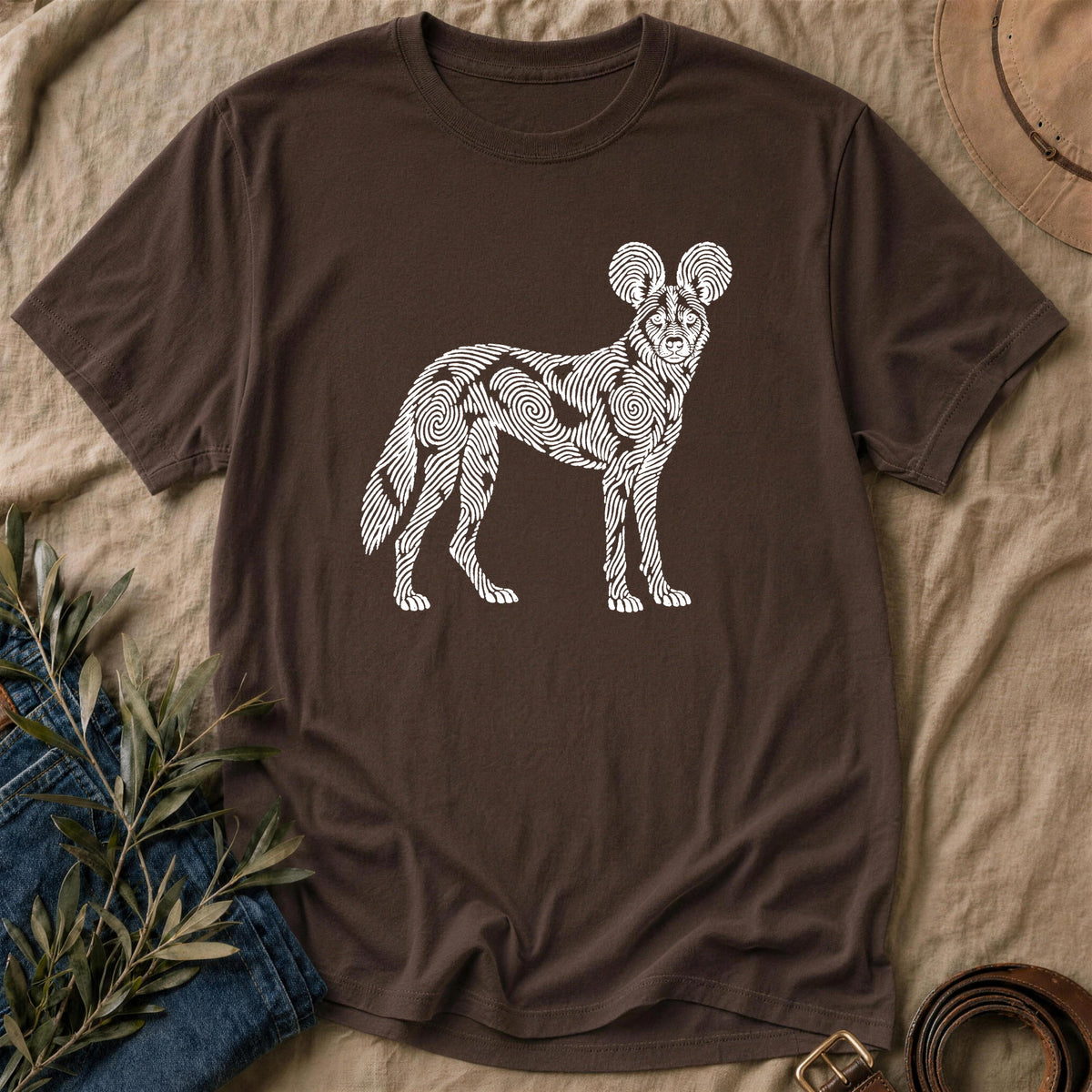 Blotch Print - Dark Chocolate