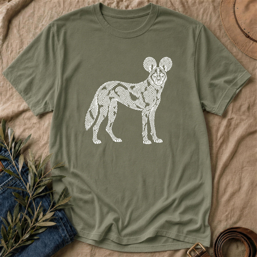 Blotch Print - Military Green
