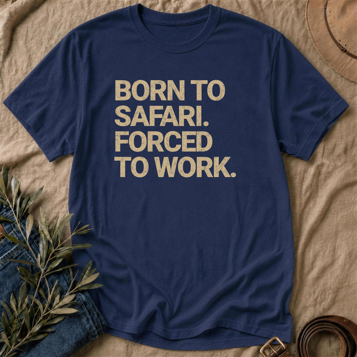 Born To Safari - Navy