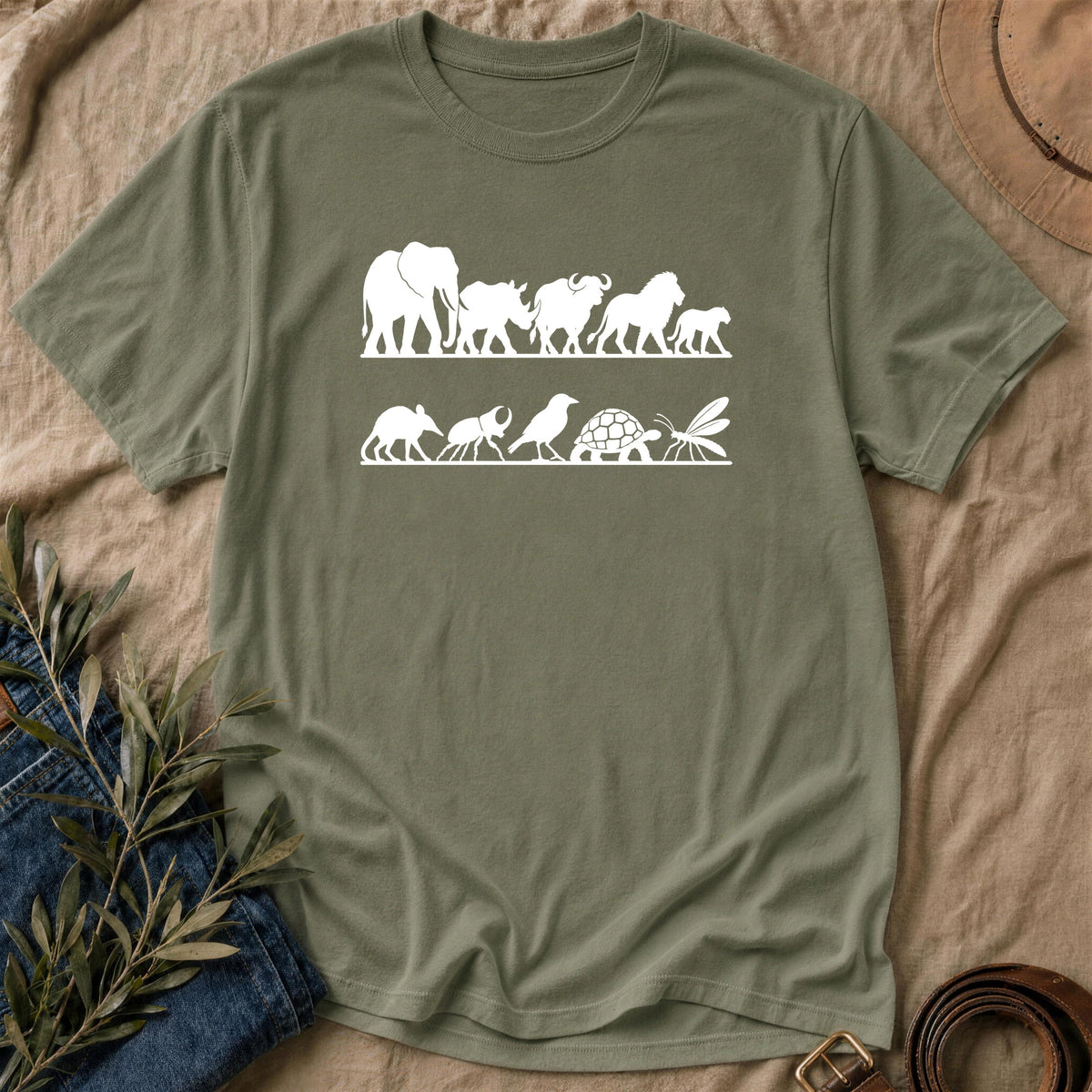 Both Fives - Military Green